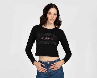 Foto 1 | Playera Boy London Manga Larga para Mujer