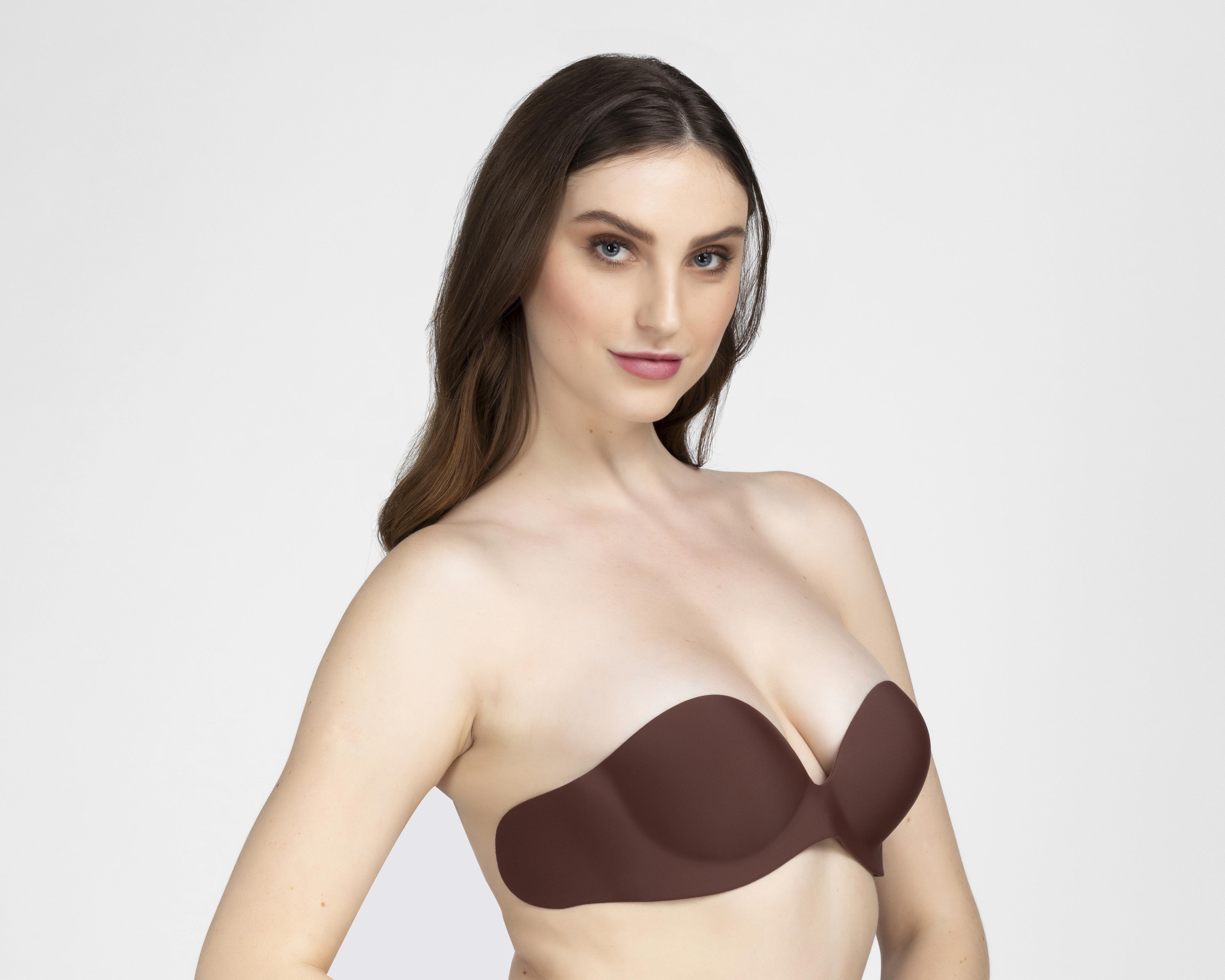 Foto 2 pulgar | Brasier Eva tu Estilo Íntimo Adhesivo de Silicón para Mujer