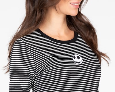 Foto 3 | Playera Disney Jack Manga Larga para Mujer