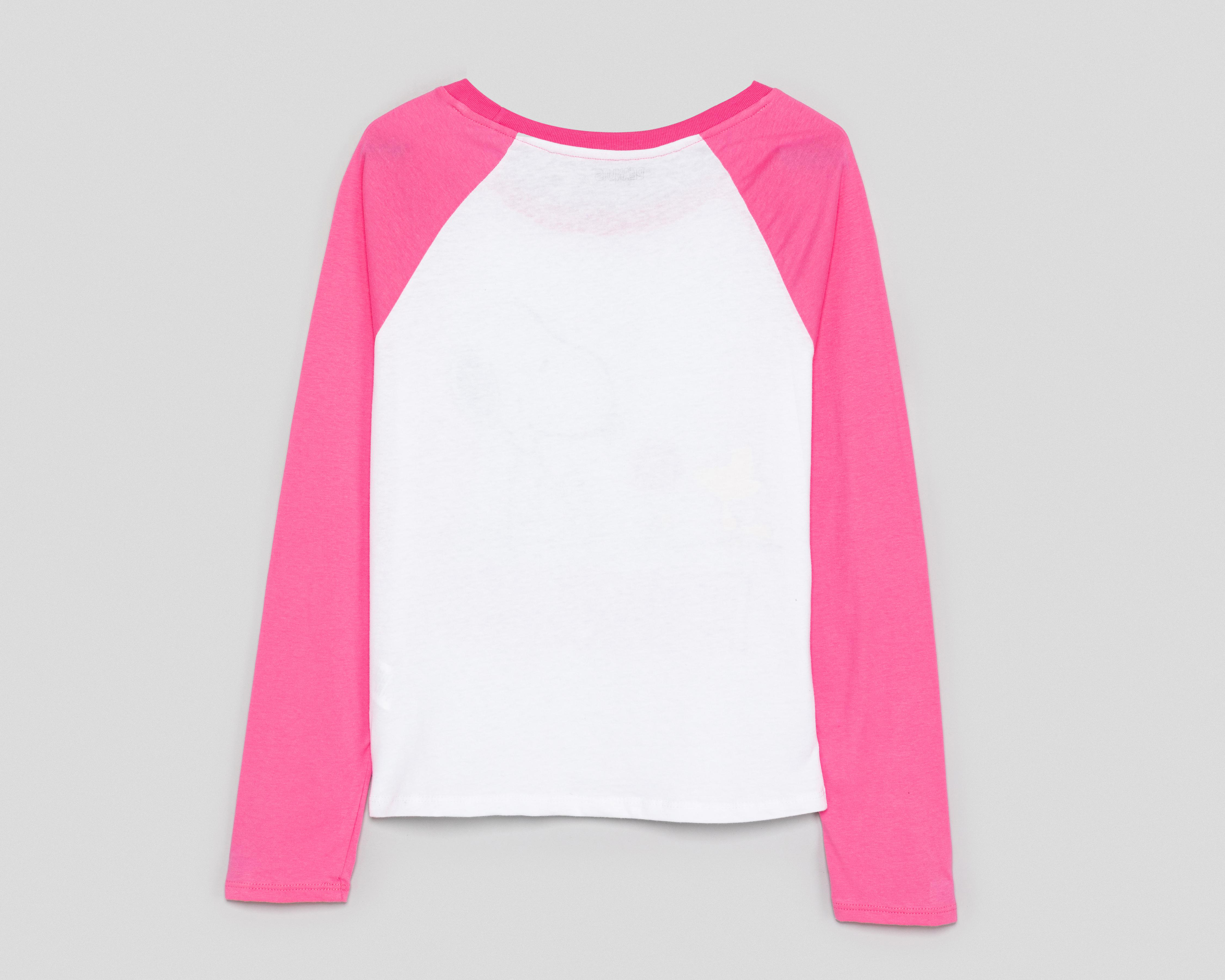 Foto 3 pulgar | Playera Peanuts Manga Larga para Mujer
