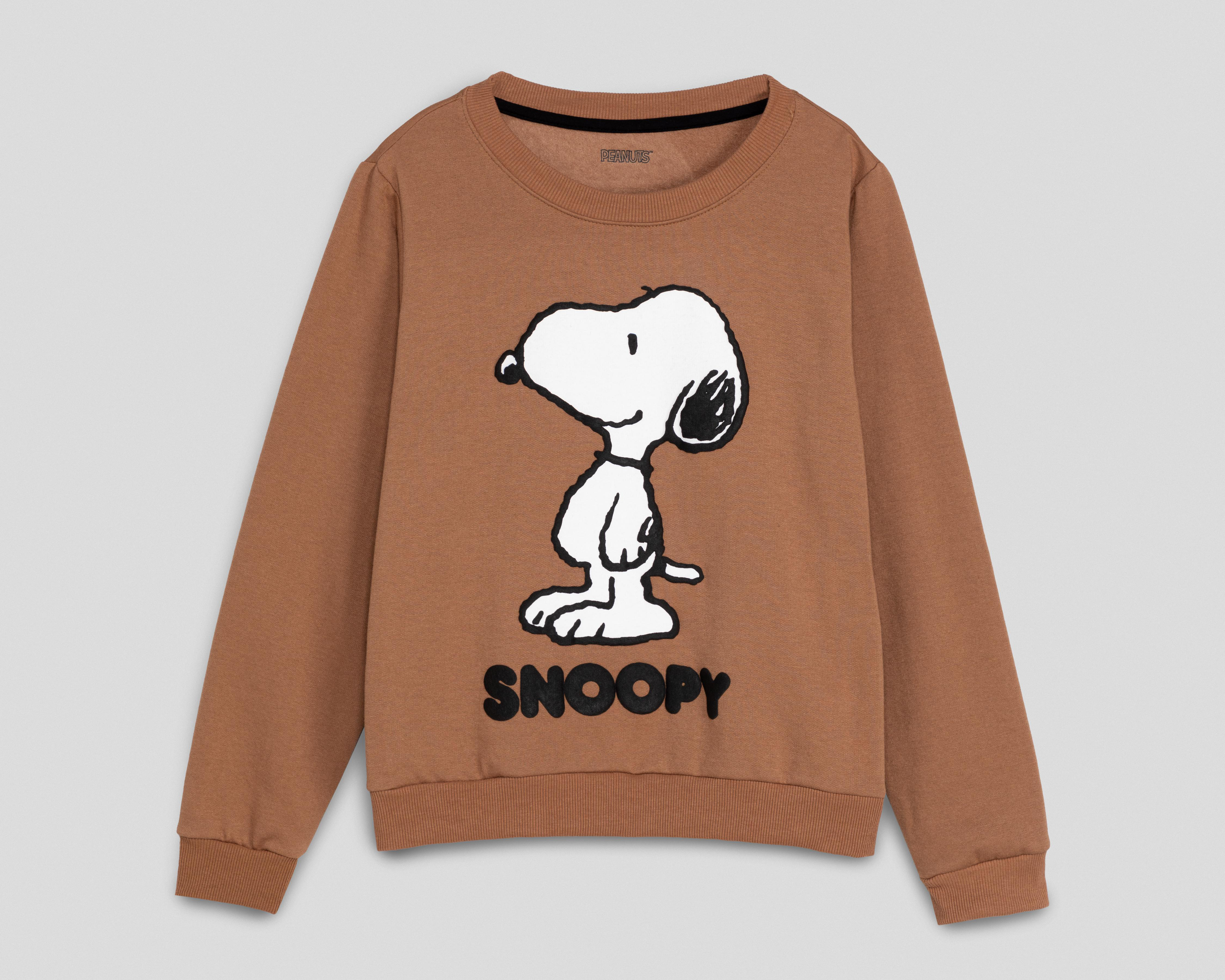 Foto 2 pulgar | Sudadera Snoopy Peanuts para Mujer