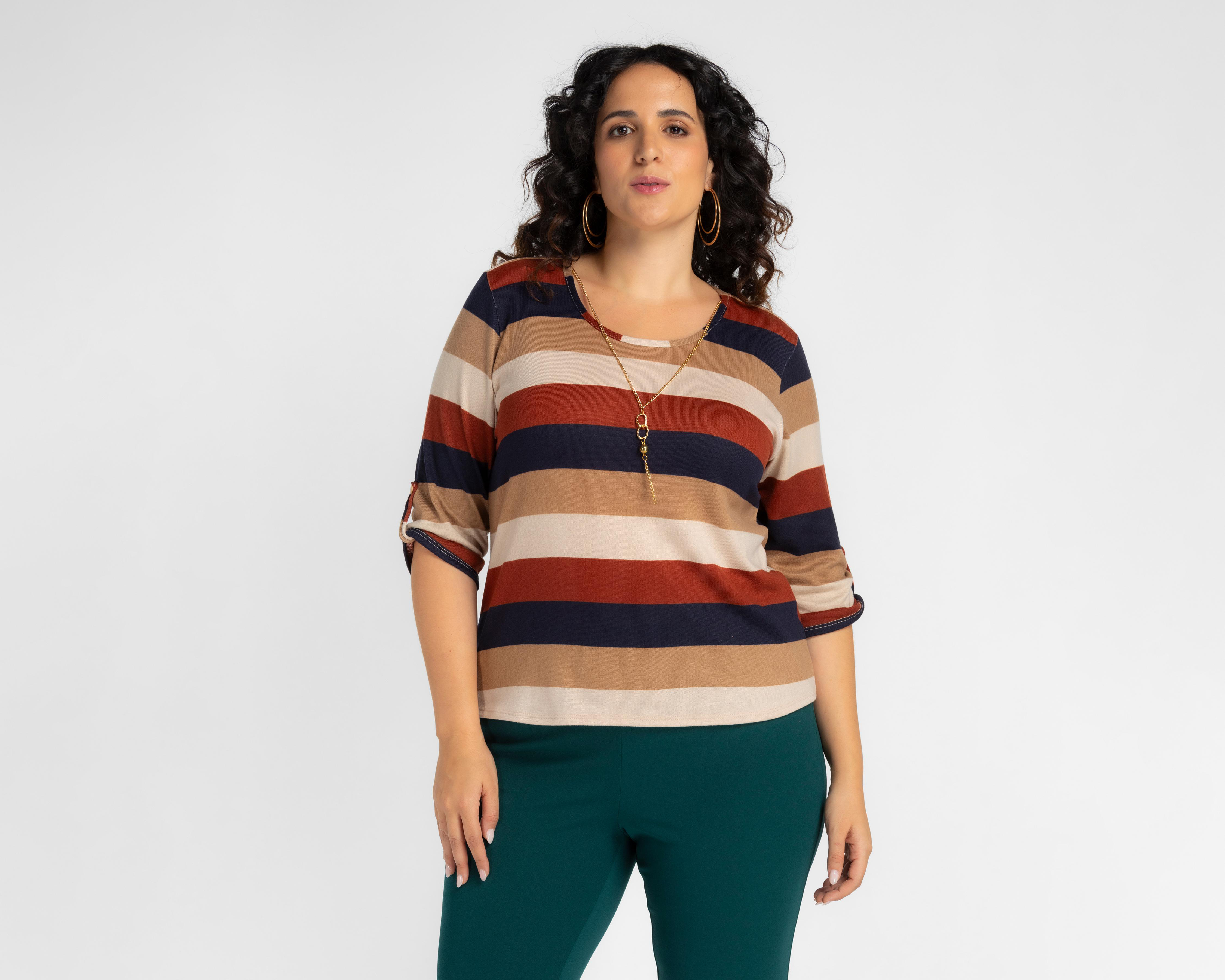 Foto 4 | Blusa Sahara con Collar para Mujer