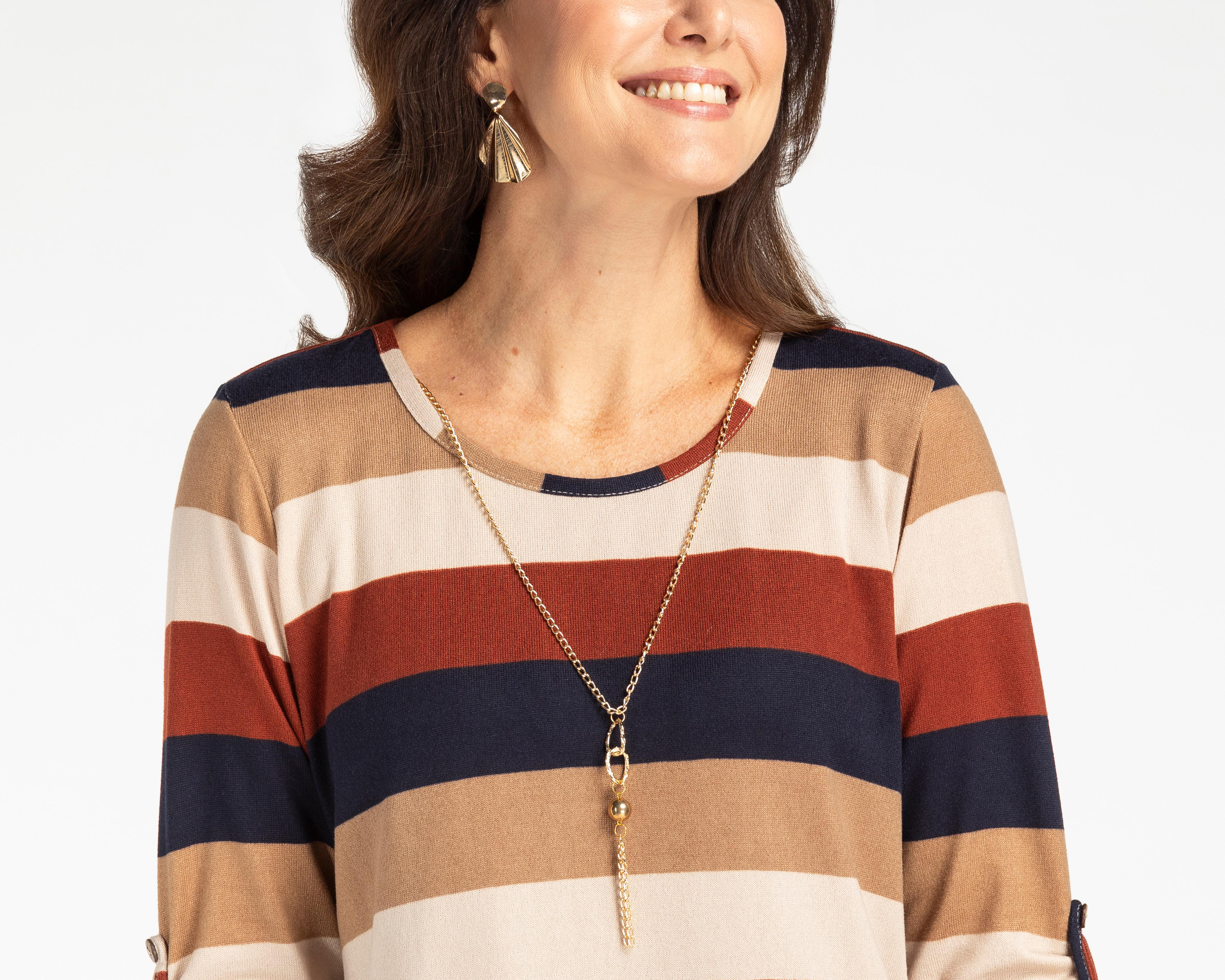 Foto 7 | Blusa Sahara con Collar para Mujer