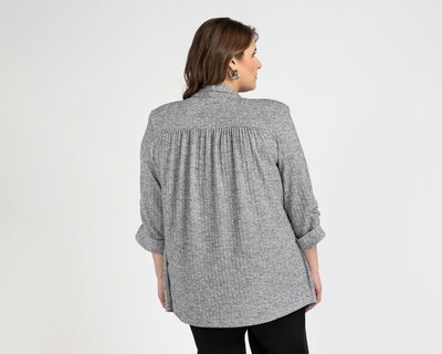 Foto 3 | Blusa Lady Sun Gris para Mujer