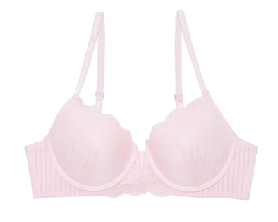 Foto 3 | Coordinado de Encaje Copa Completa Rosa Carnival