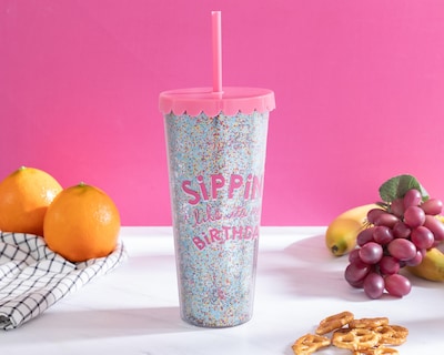 Foto 5 | Vaso de Plástico con Tapadera 18 Forever
