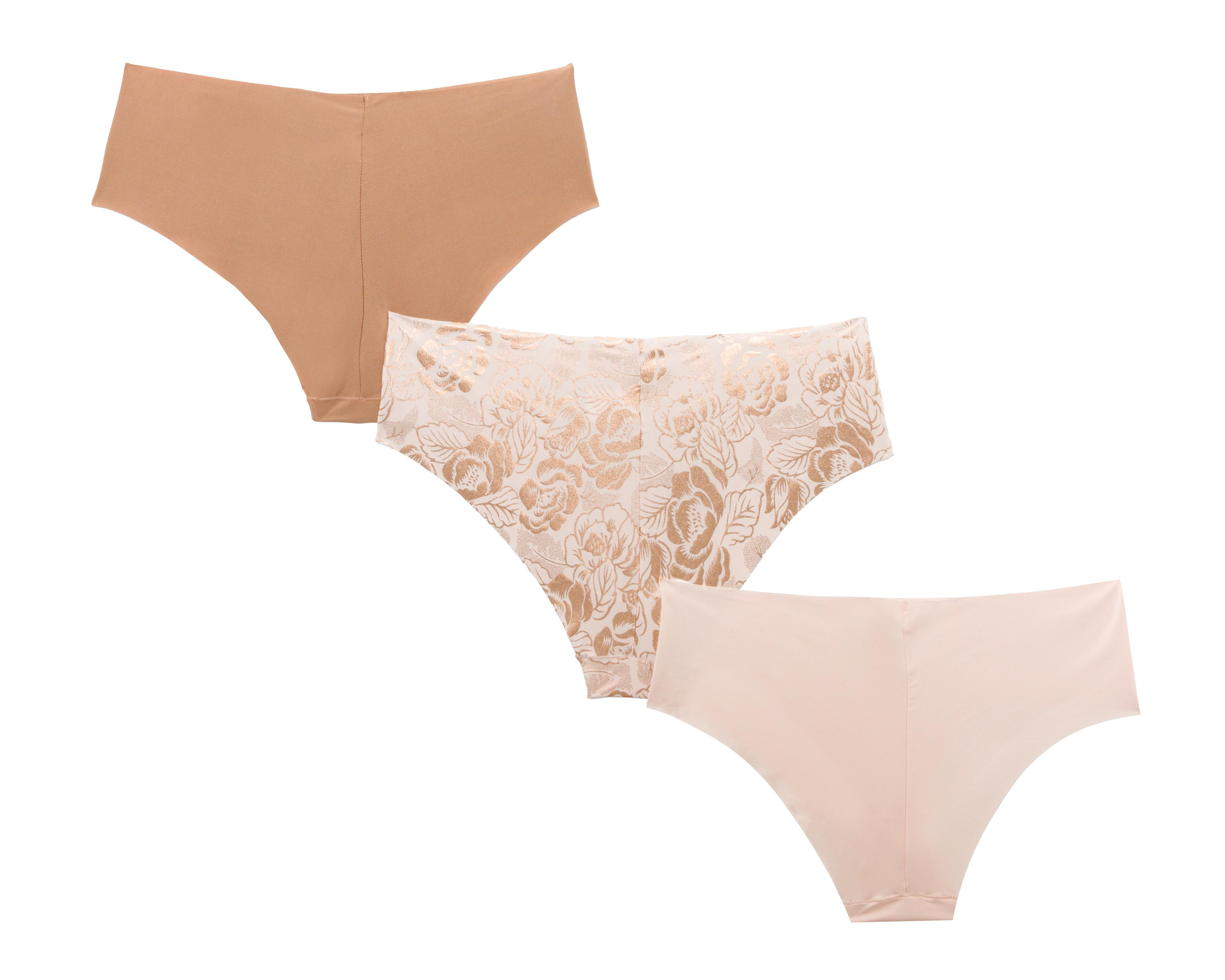 Foto 3 pulgar | Bikini Seamless Beauty Secret para Mujer 3 Piezas