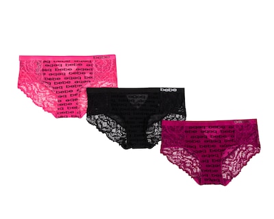 Foto 1 | Bóxer Bebe con Encaje para Mujer 3 Piezas