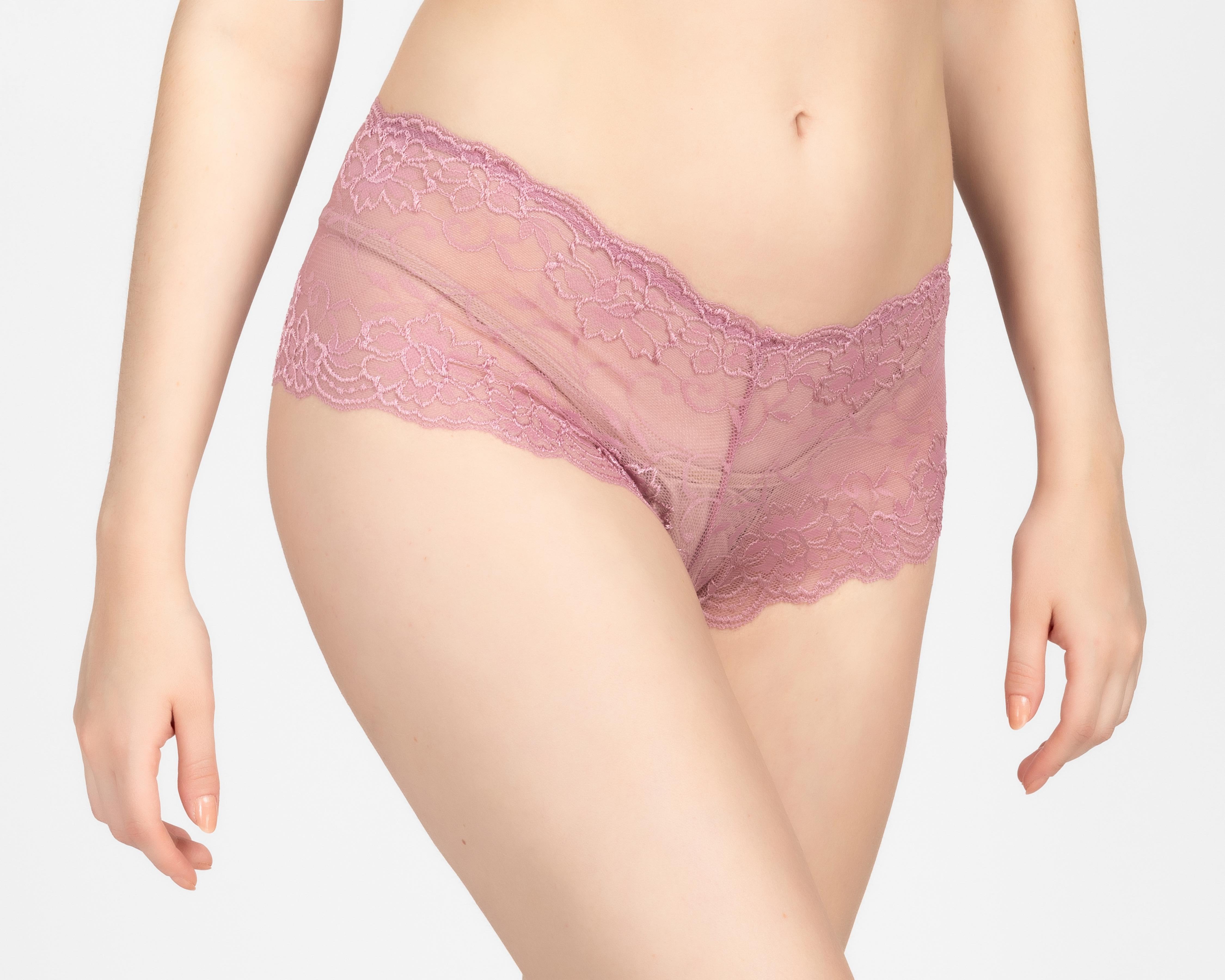 Foto 3 pulgar | Bóxer de Encaje Eva tu Estilo Íntimo para Mujer 5 Piezas