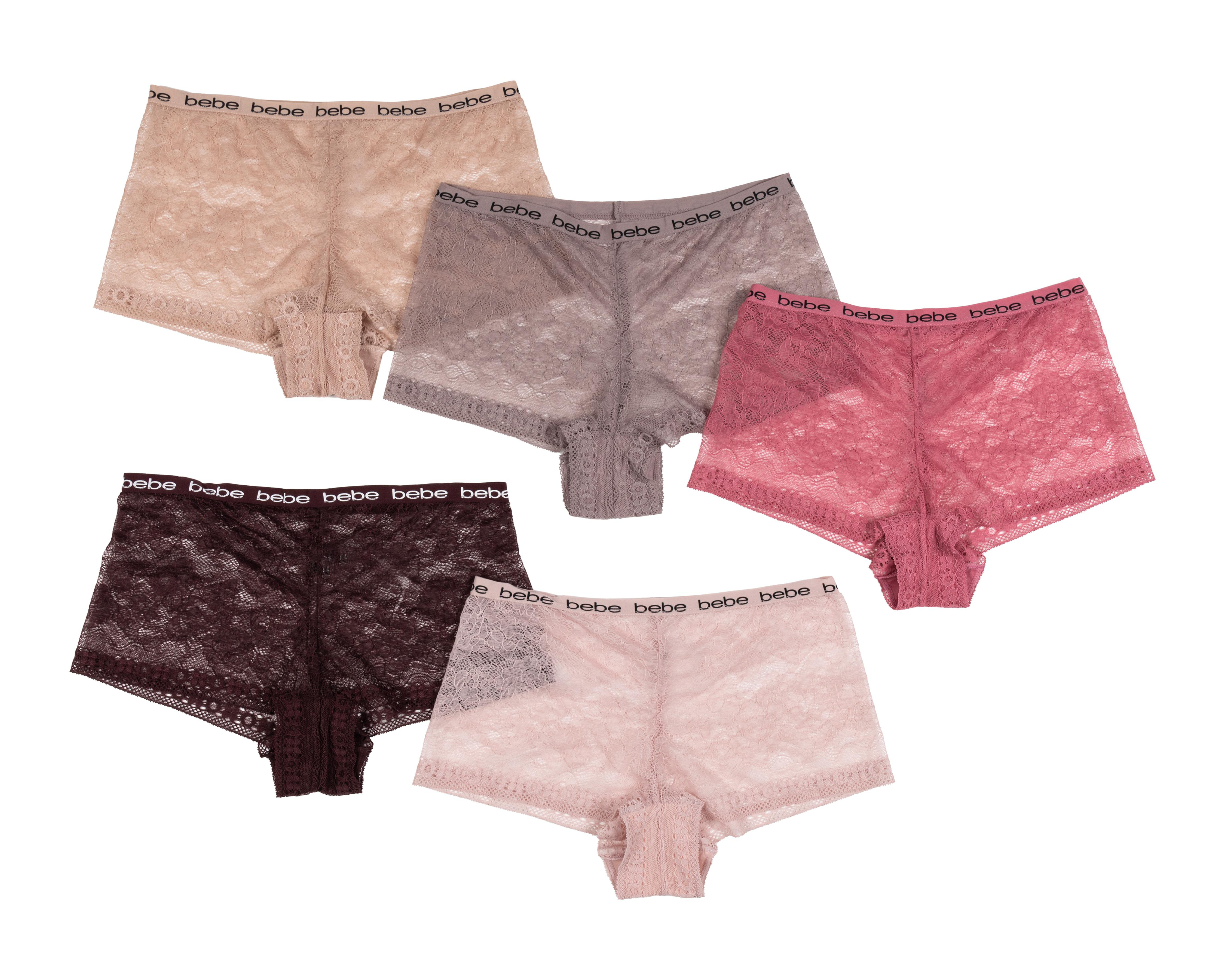 Foto 1 | Bóxer de Encaje Bebe para Mujer 5 Piezas