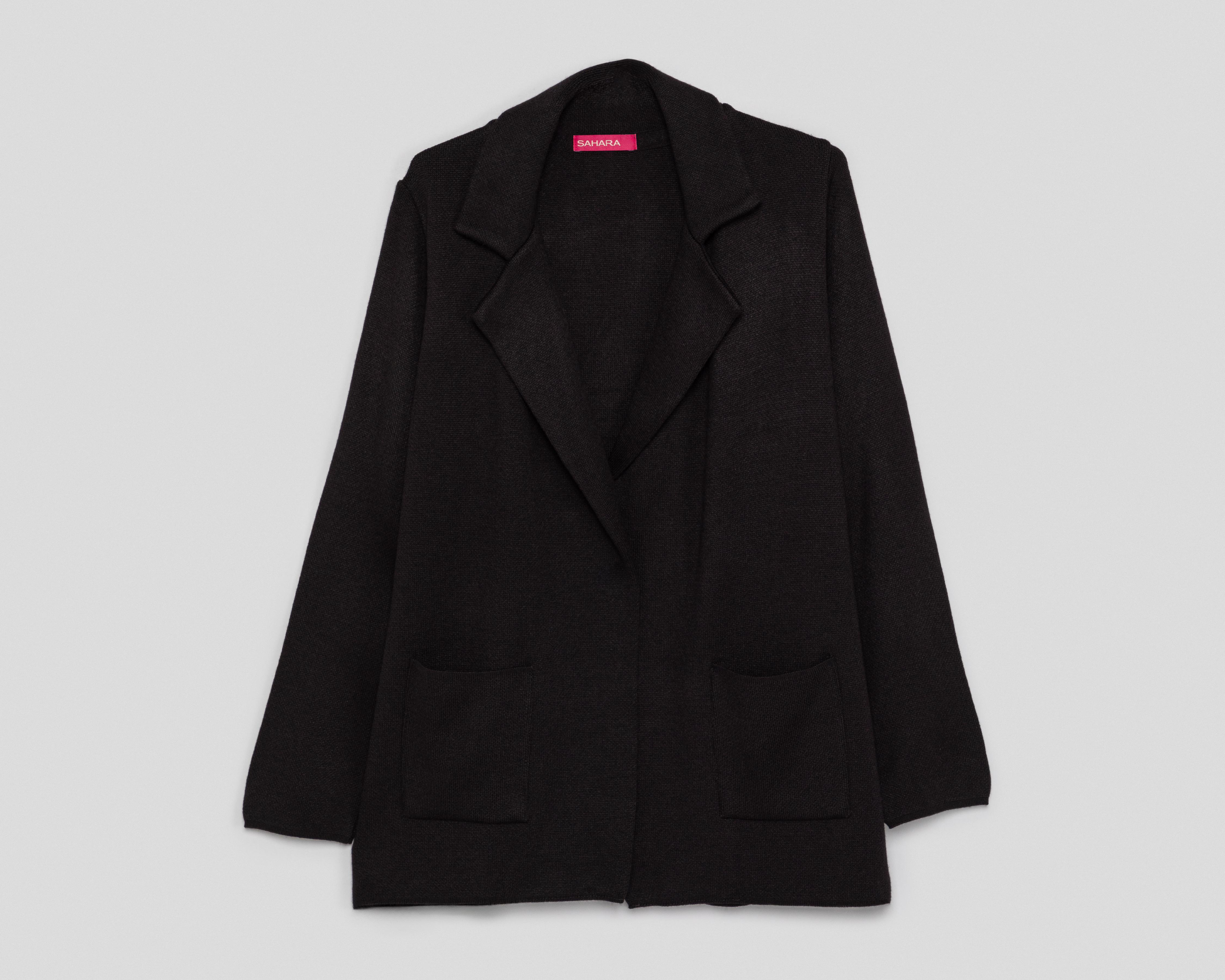 Foto 1 | Abrigo Negro Sahara para Mujer