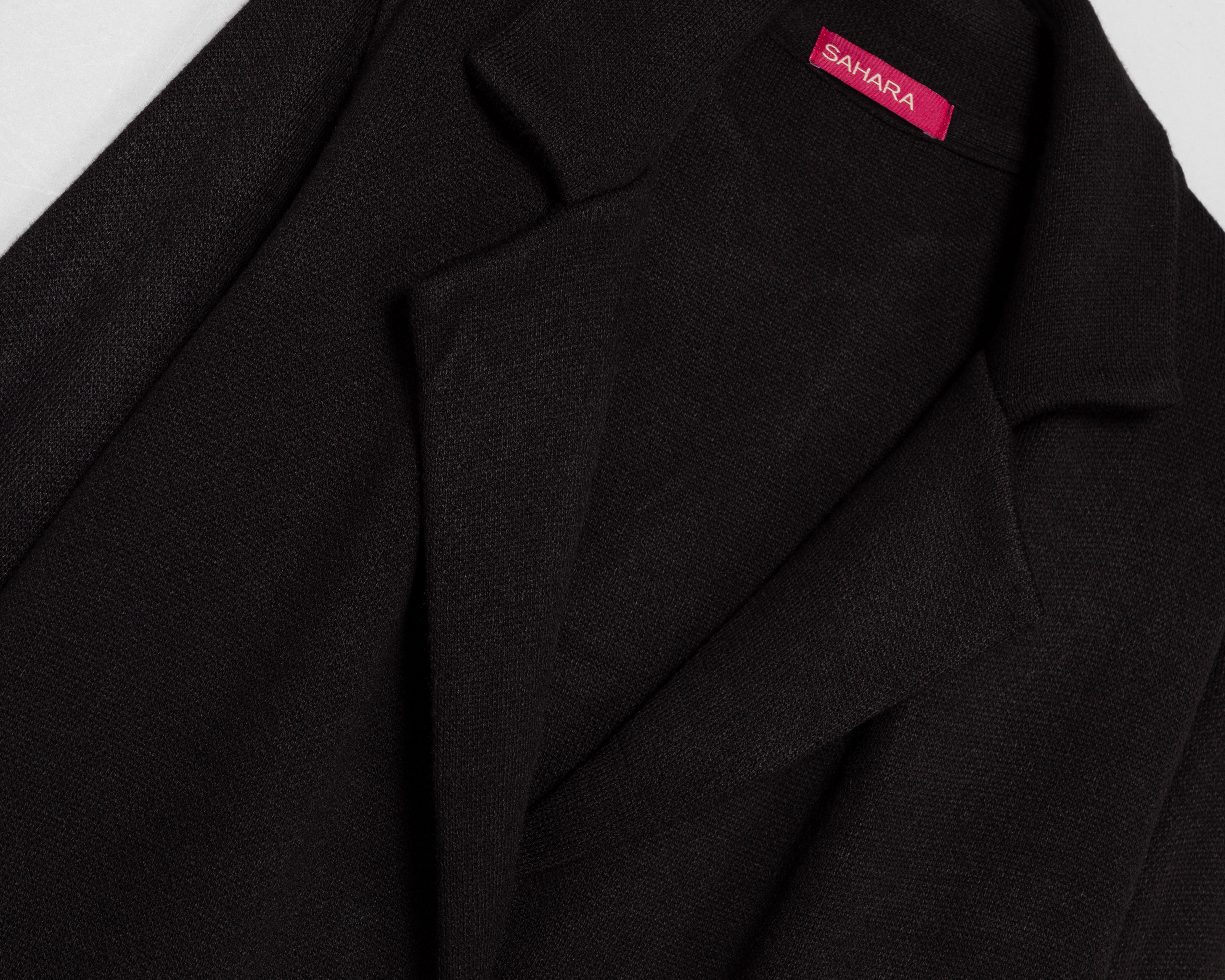 Foto 3 | Abrigo Negro Sahara para Mujer