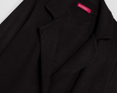 Foto 3 | Abrigo Negro Sahara para Mujer
