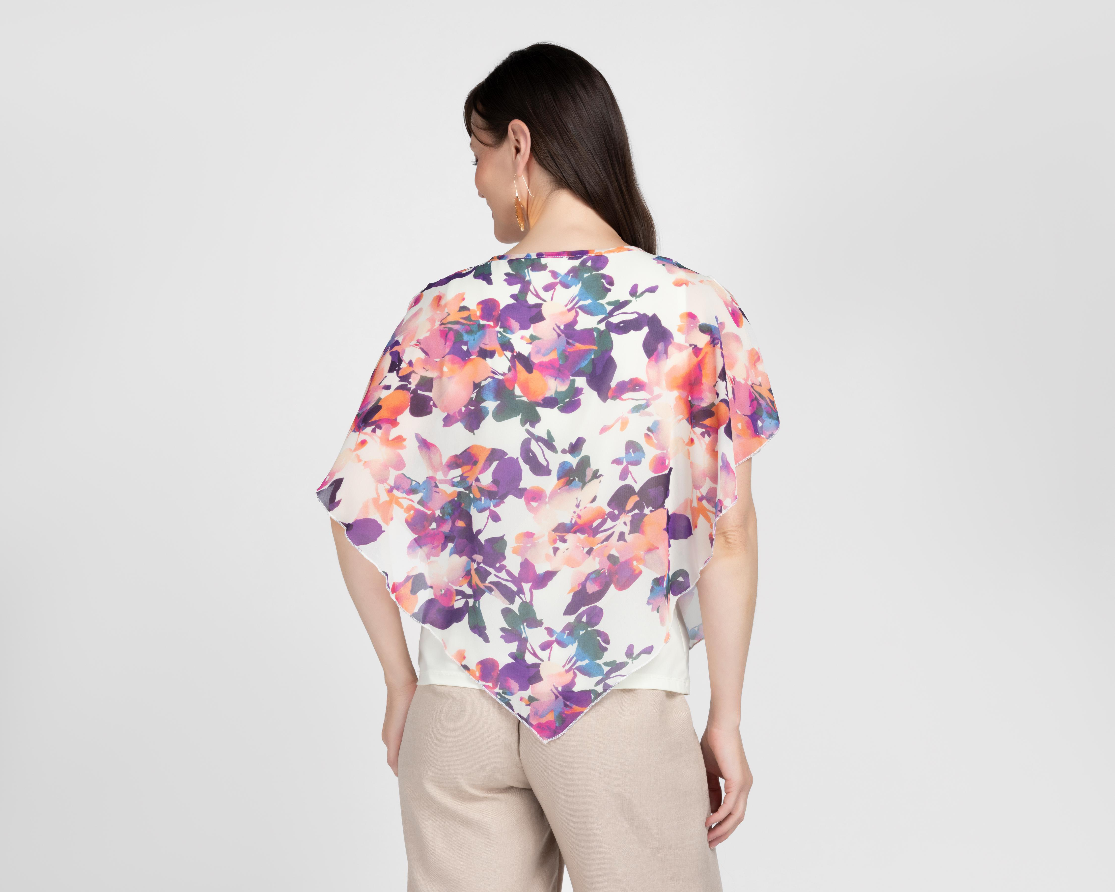 Foto 4 pulgar | Blusa Manga Corta Lady Sun para Mujer