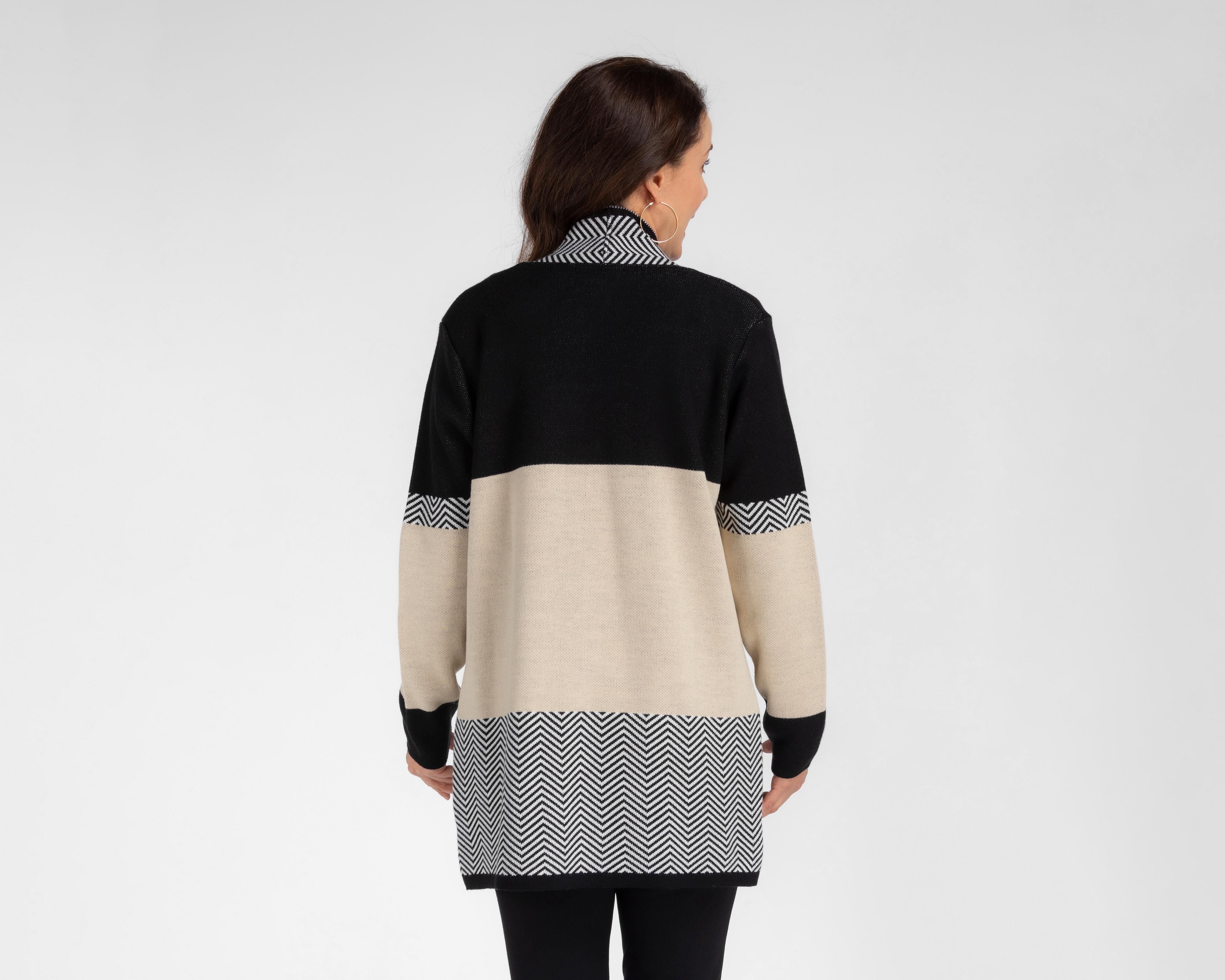 Foto 4 pulgar | Suéter Gris Sahara para Mujer