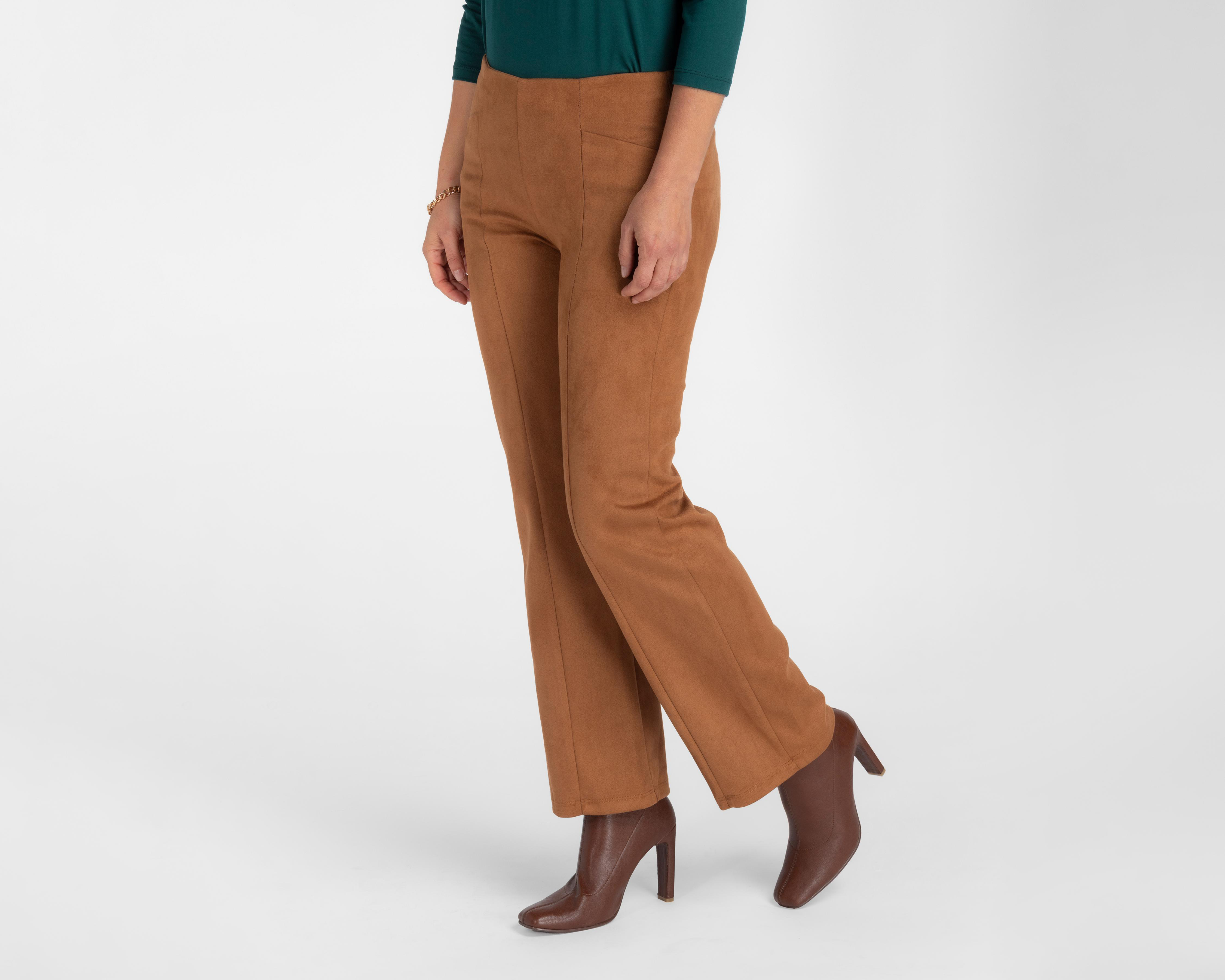 Foto 2 pulgar | Pantalón Sahara Café para Mujer