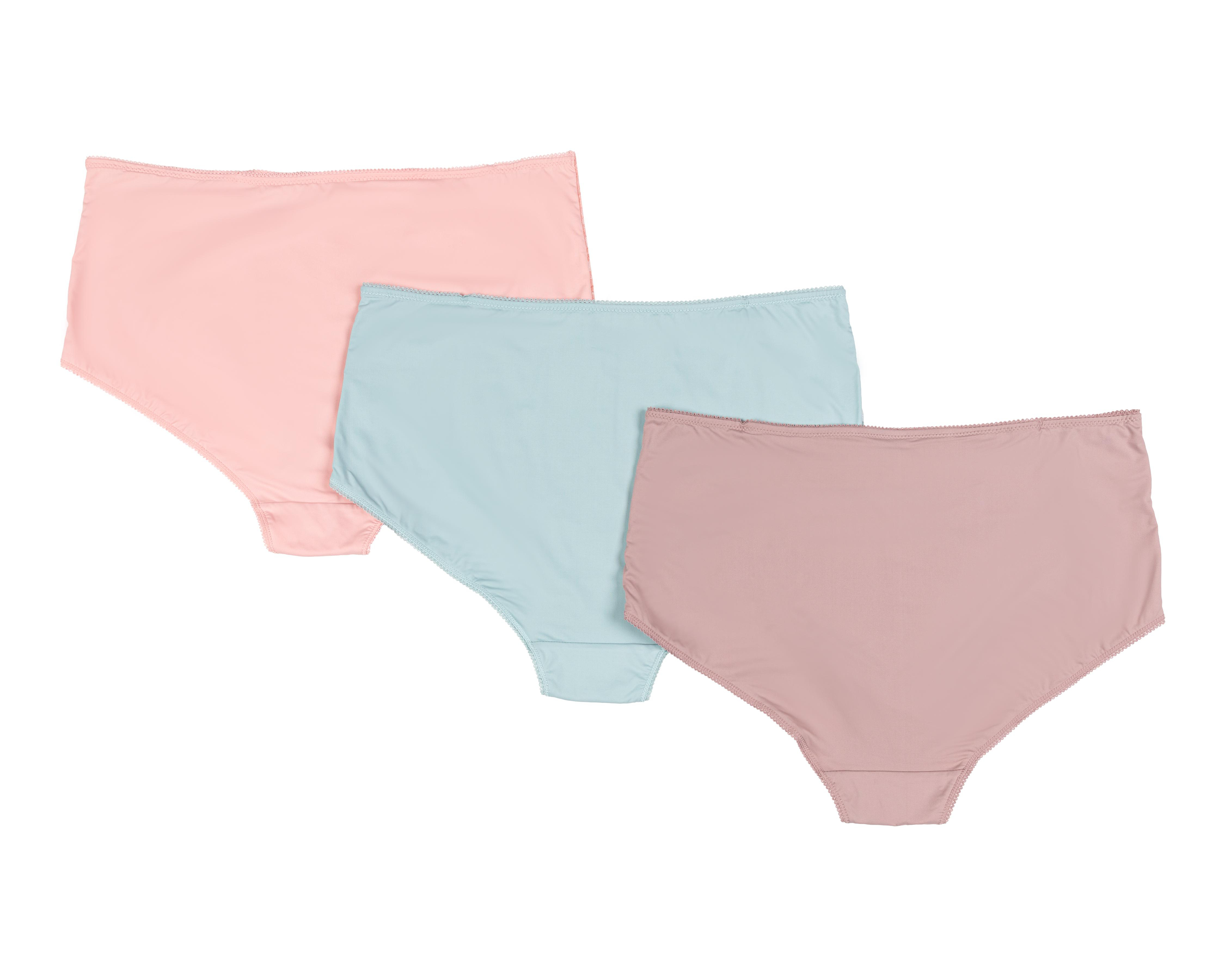 Foto 3 pulgar | Pantaleta Completa con Encaje Beauty Secret para Mujer 3 Piezas