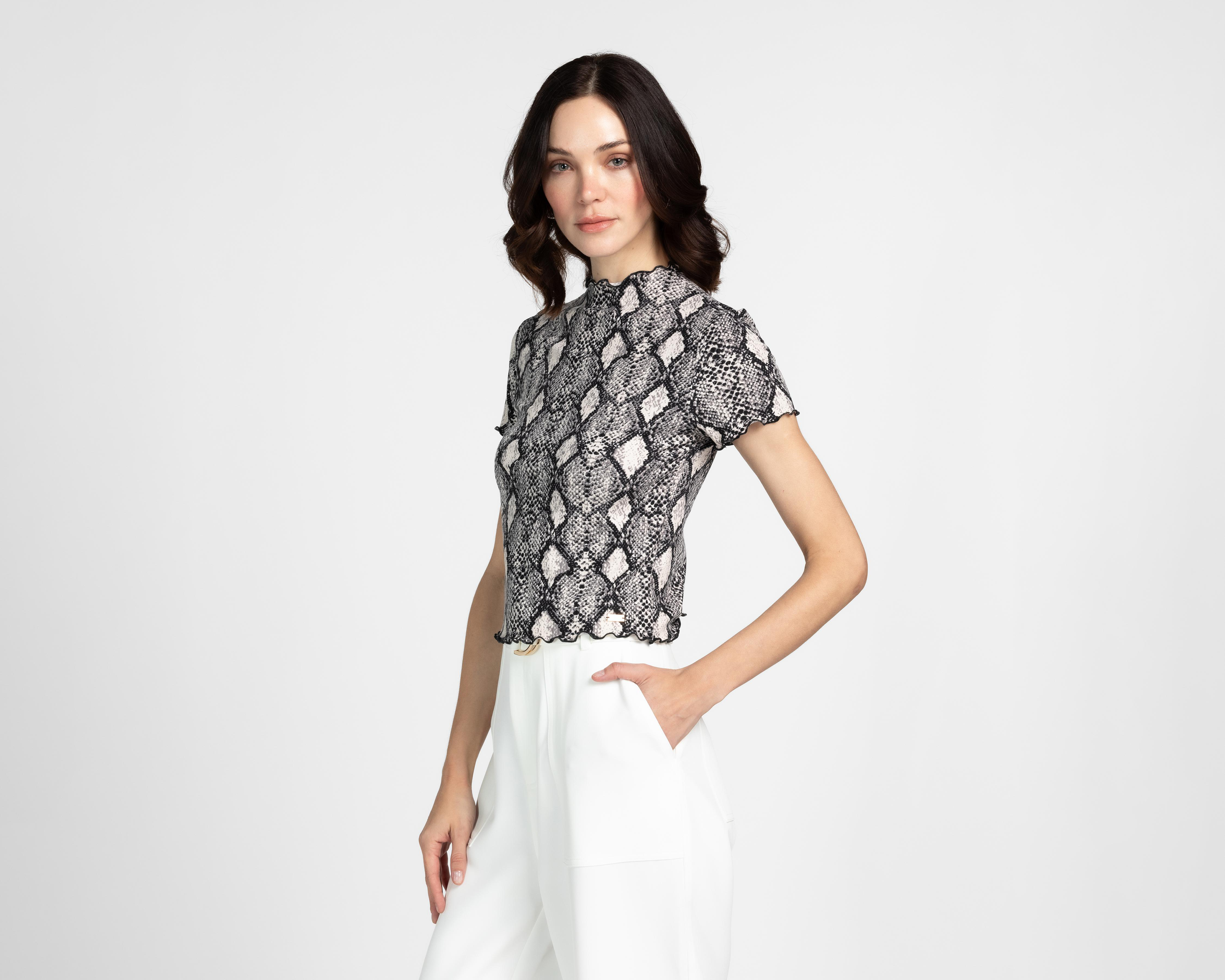 Blusa Jennifer Lopez Animal Print para Mujer
