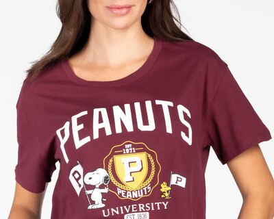 Foto 3 | Playera Peanuts Estampada para Mujer
