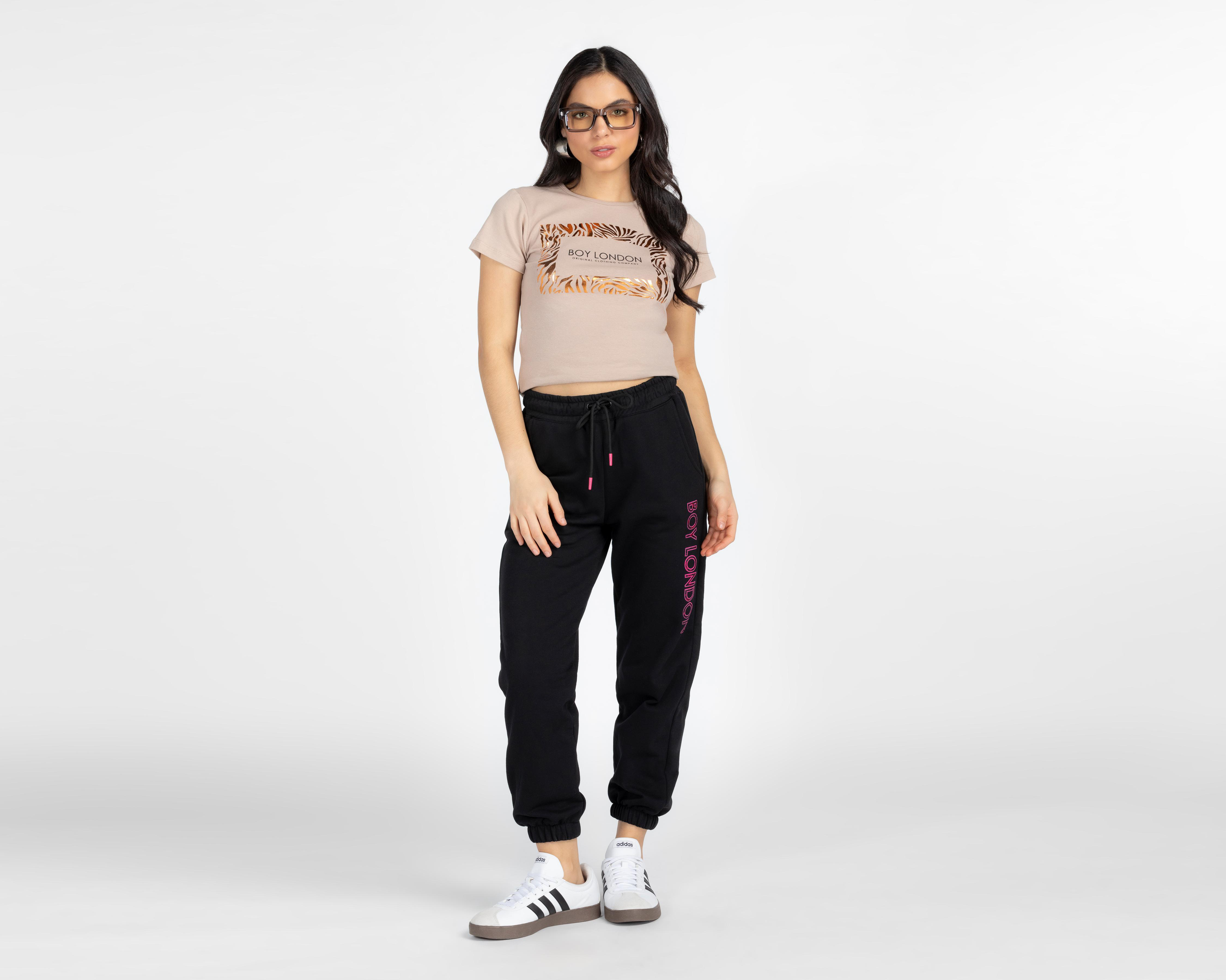Foto 3 pulgar | Playera Boy London Estampada para Mujer