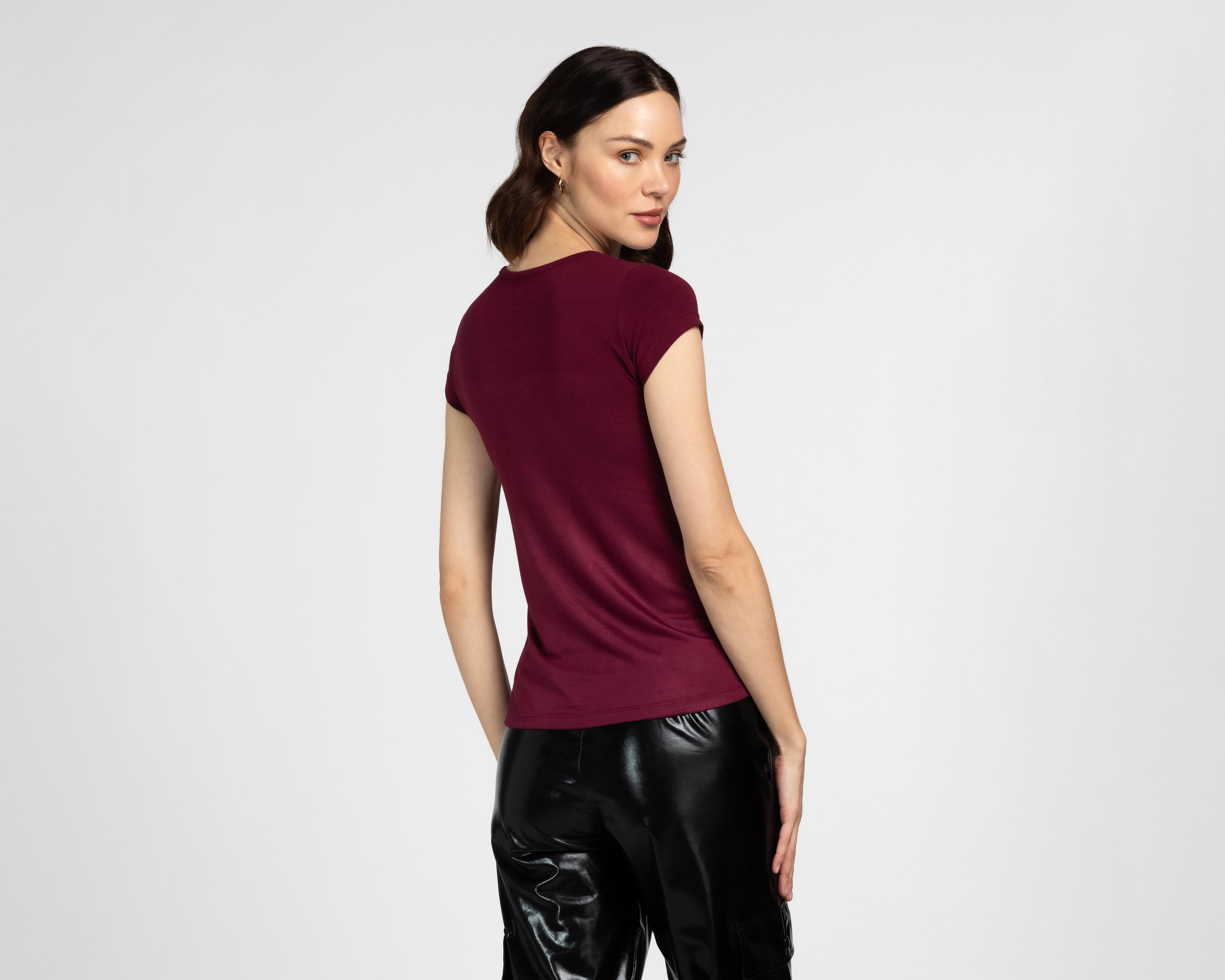 Foto 4 pulgar | Playera Boy London con Piedras para Mujer