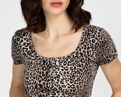 Foto 4 | Blusa Bebe Manga Corta para Mujer