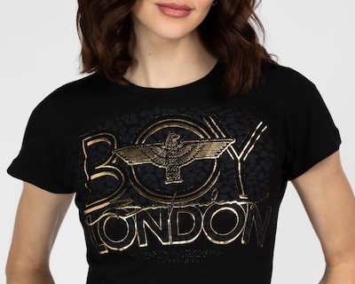 Foto 4 | Playera Boy London Manga Corta para Mujer