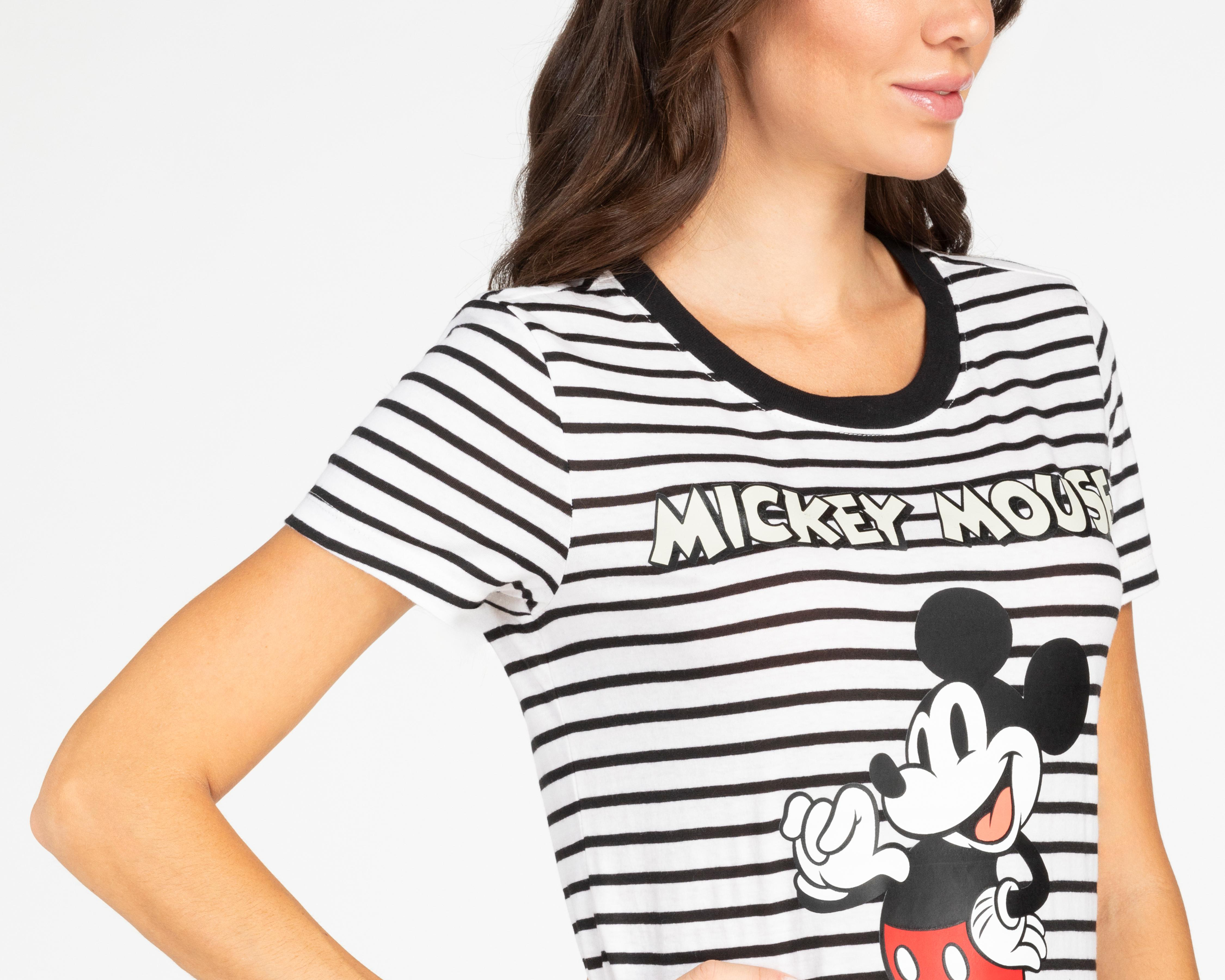 Foto 4 pulgar | Playera Disney Mickey Mouse para Mujer