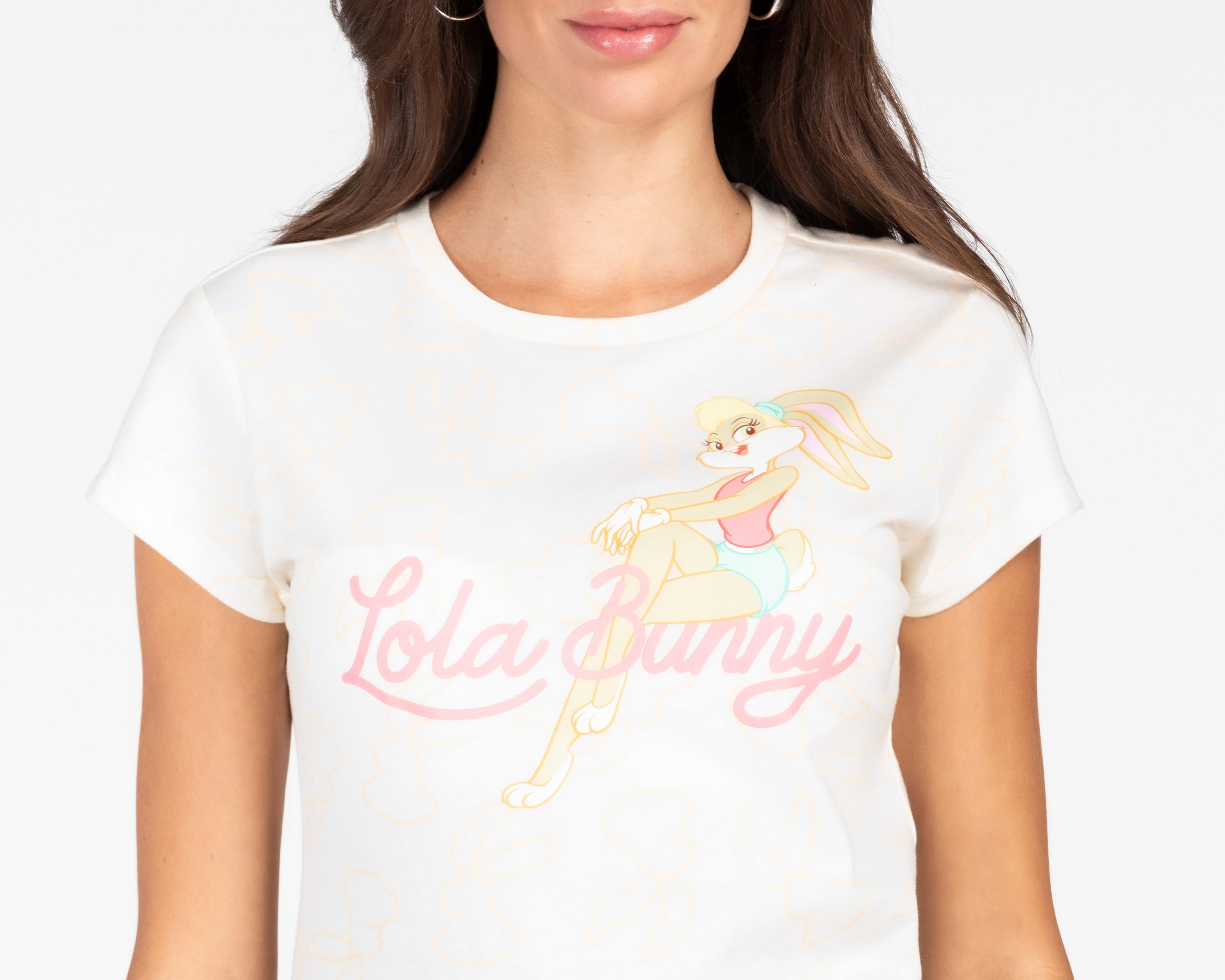 Foto 4 pulgar | Playera Looney Tunes Manga Corta para Mujer