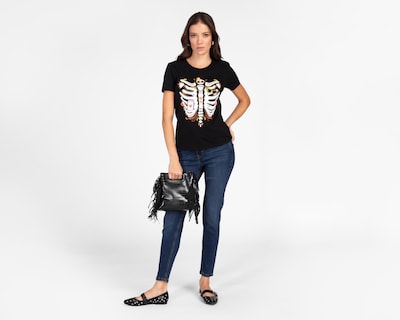 Foto 2 | Playera Refill Estampada para Mujer