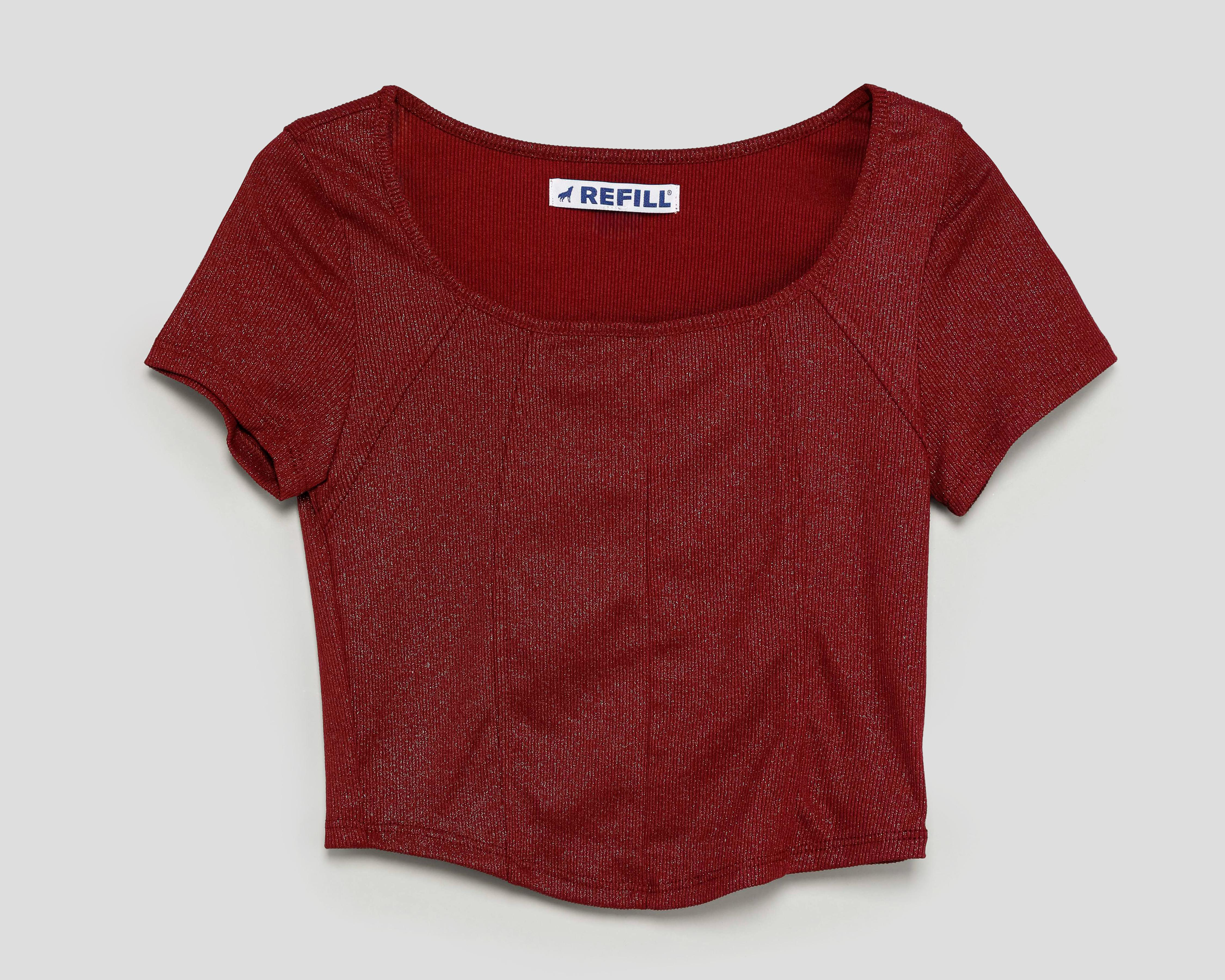 Blusa Refill Manga Corta para Mujer