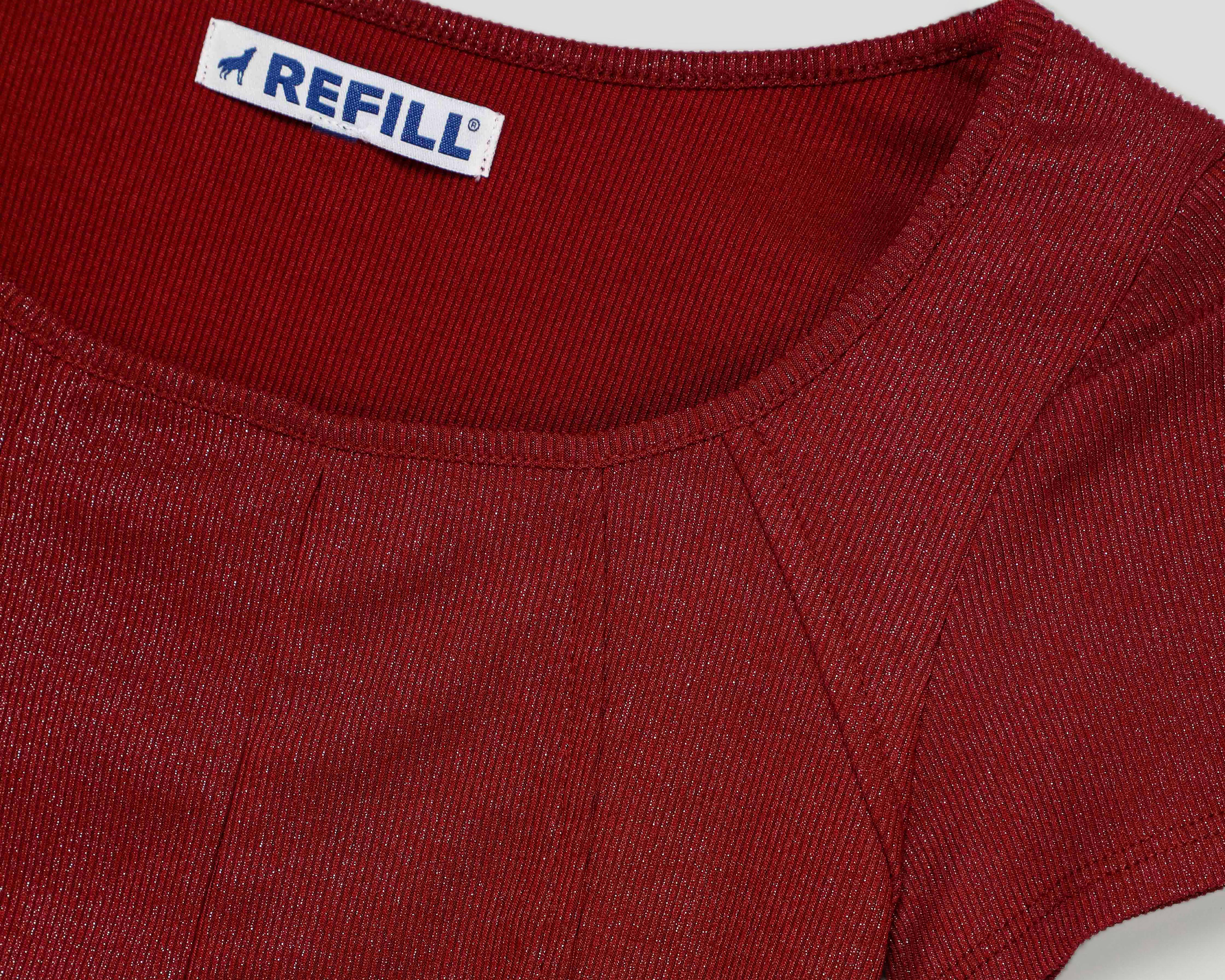 Foto 4 pulgar | Blusa Refill Manga Corta para Mujer
