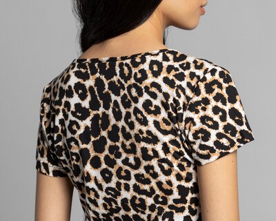 Foto 5 | Playera Thinner Animal Print para Mujer