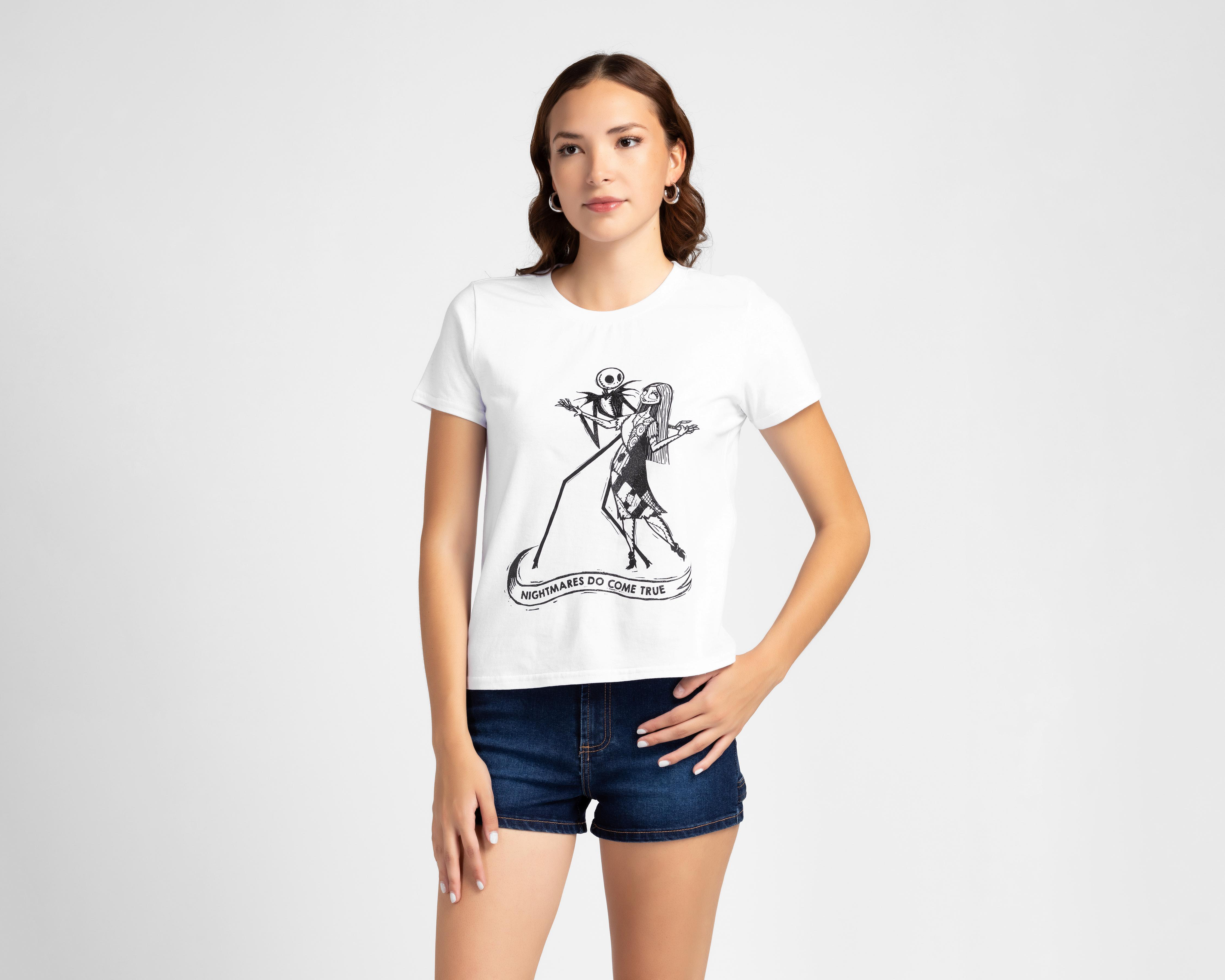 Foto 2 pulgar | Playera Disney Manga Corta para Mujer