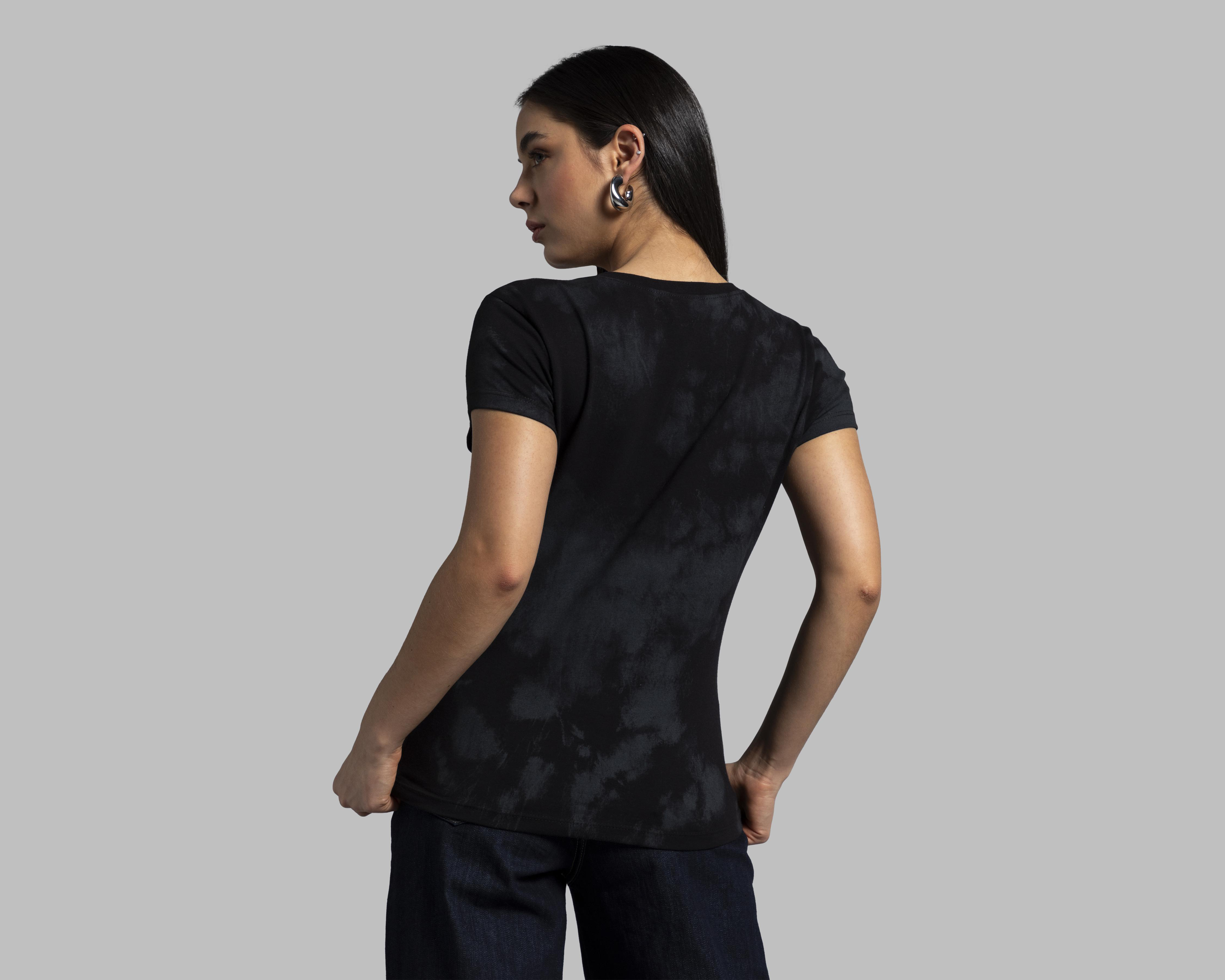 Foto 3 | Playera Thinner Manga Corta para Mujer