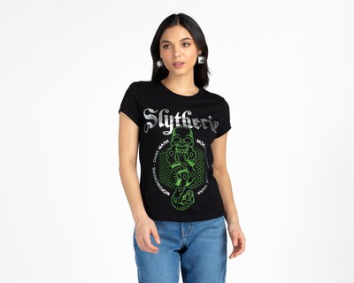Foto 1 | Playera Harry Potter Manga Corta para Mujer