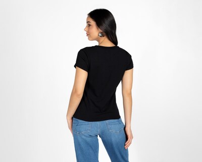 Foto 2 | Playera Harry Potter Manga Corta para Mujer