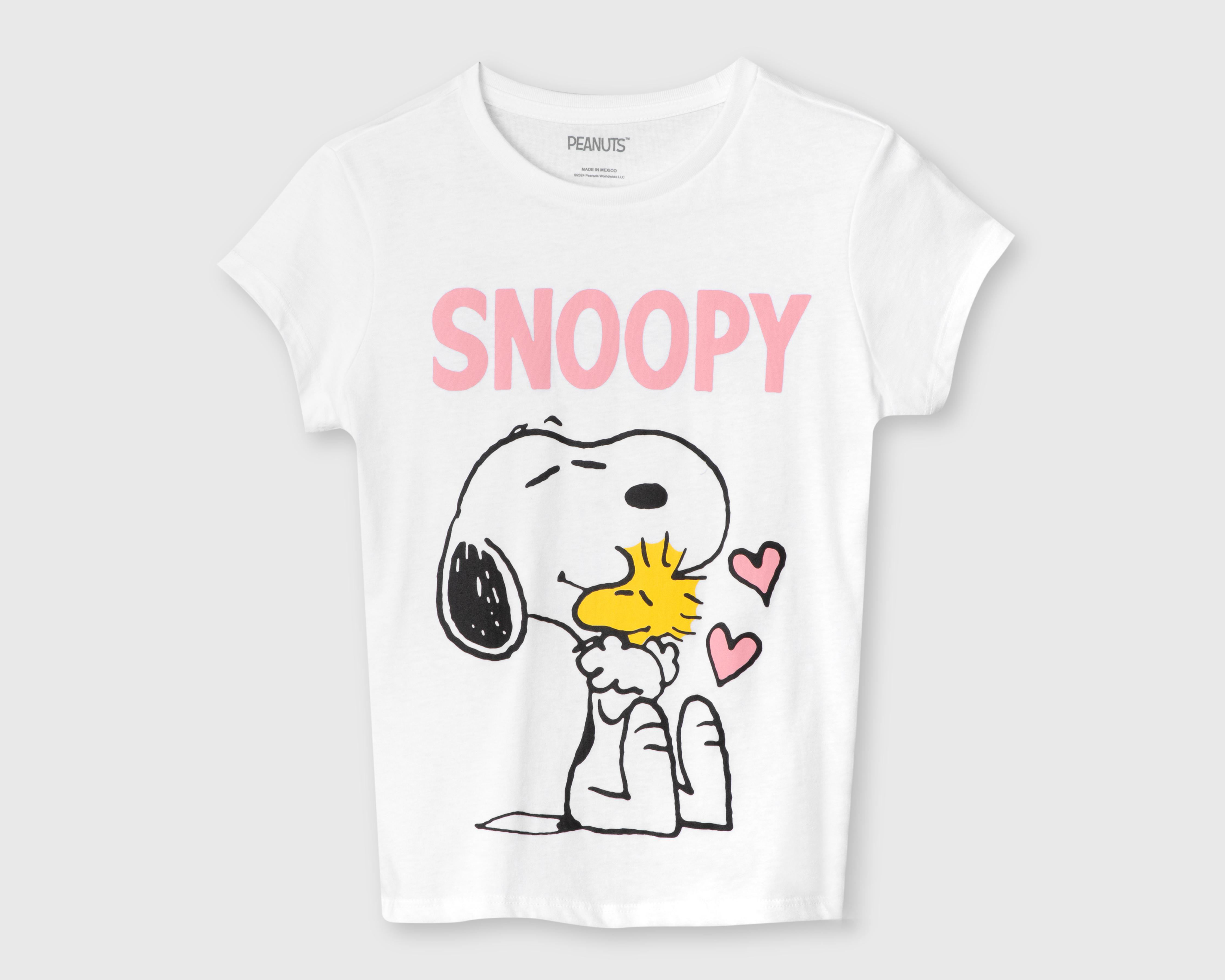 Playera Peanuts Snoopy para Mujer