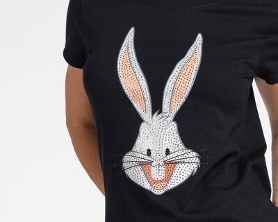 Foto 3 | Playera Looney Tunes con Pedrería para Mujer
