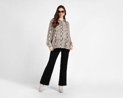 Foto 2 | Blusa Sahara Manga Larga para Mujer