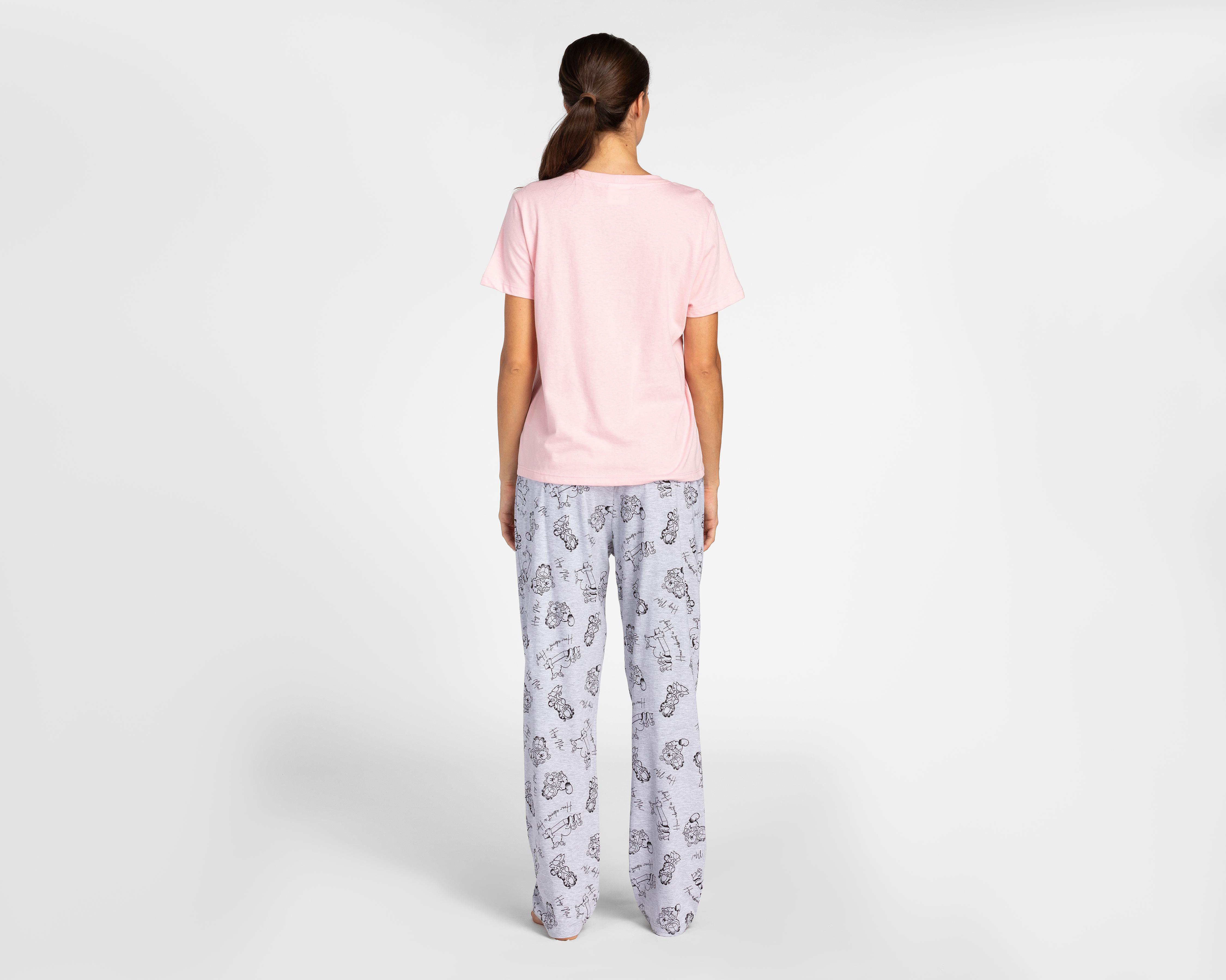 Foto 2 | Pijama Garfield para Mujer 2 Piezas
