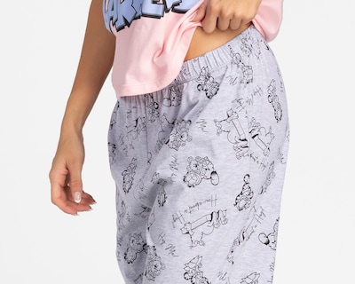 Foto 4 | Pijama Garfield para Mujer 2 Piezas