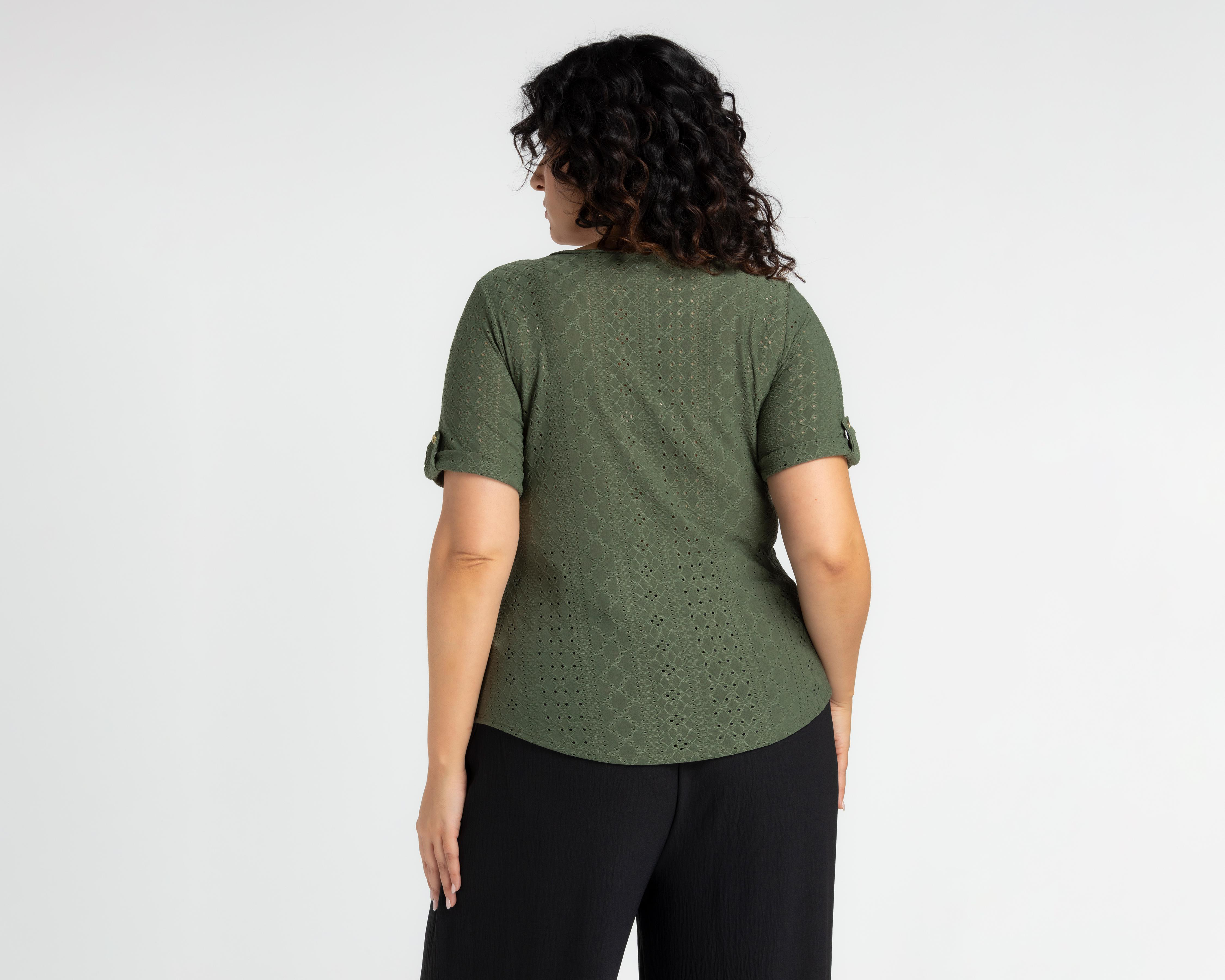 Foto 4 pulgar | Blusa Lady Sun con Collar para Mujer