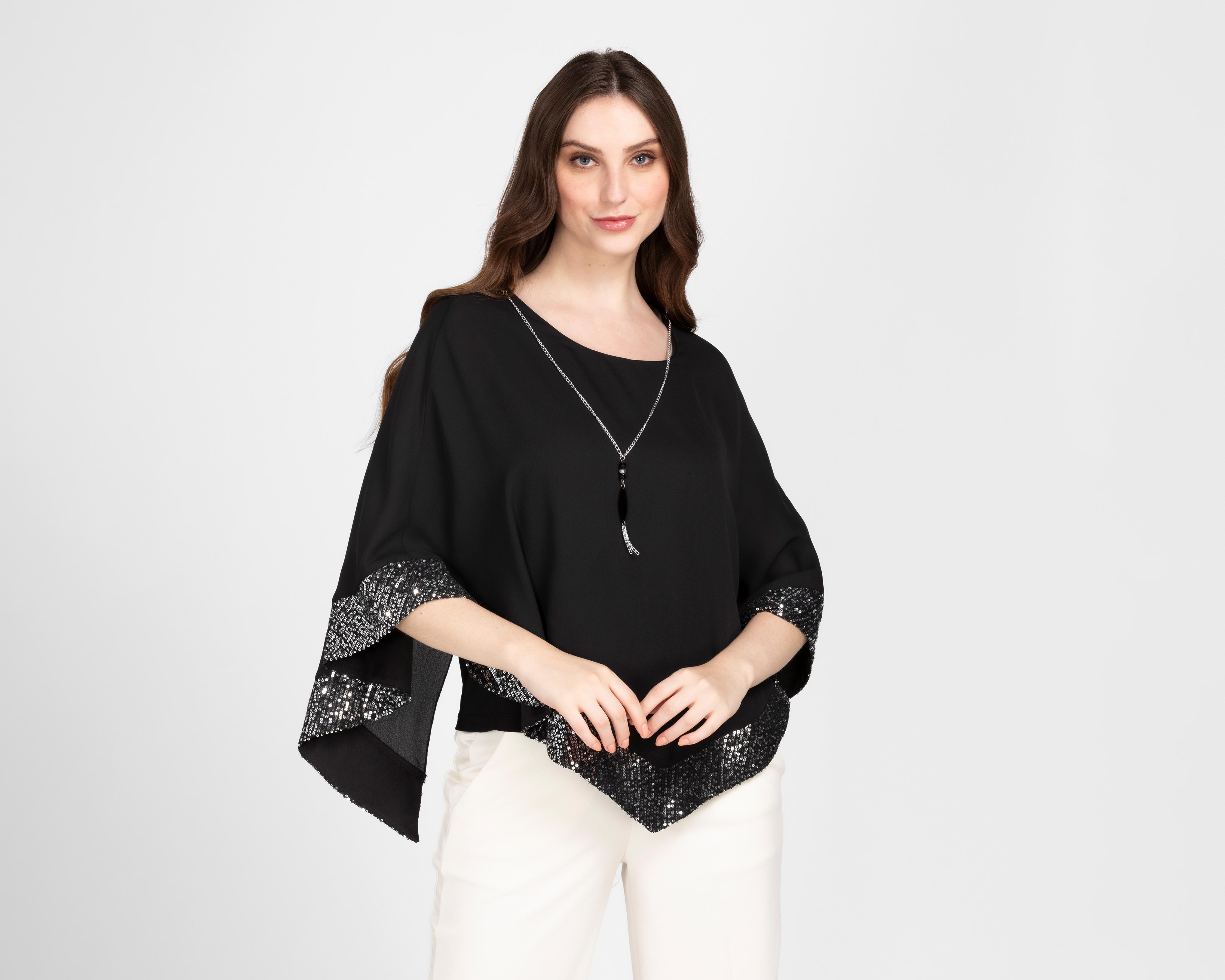 Blusa Lady Sun con Collar para Mujer