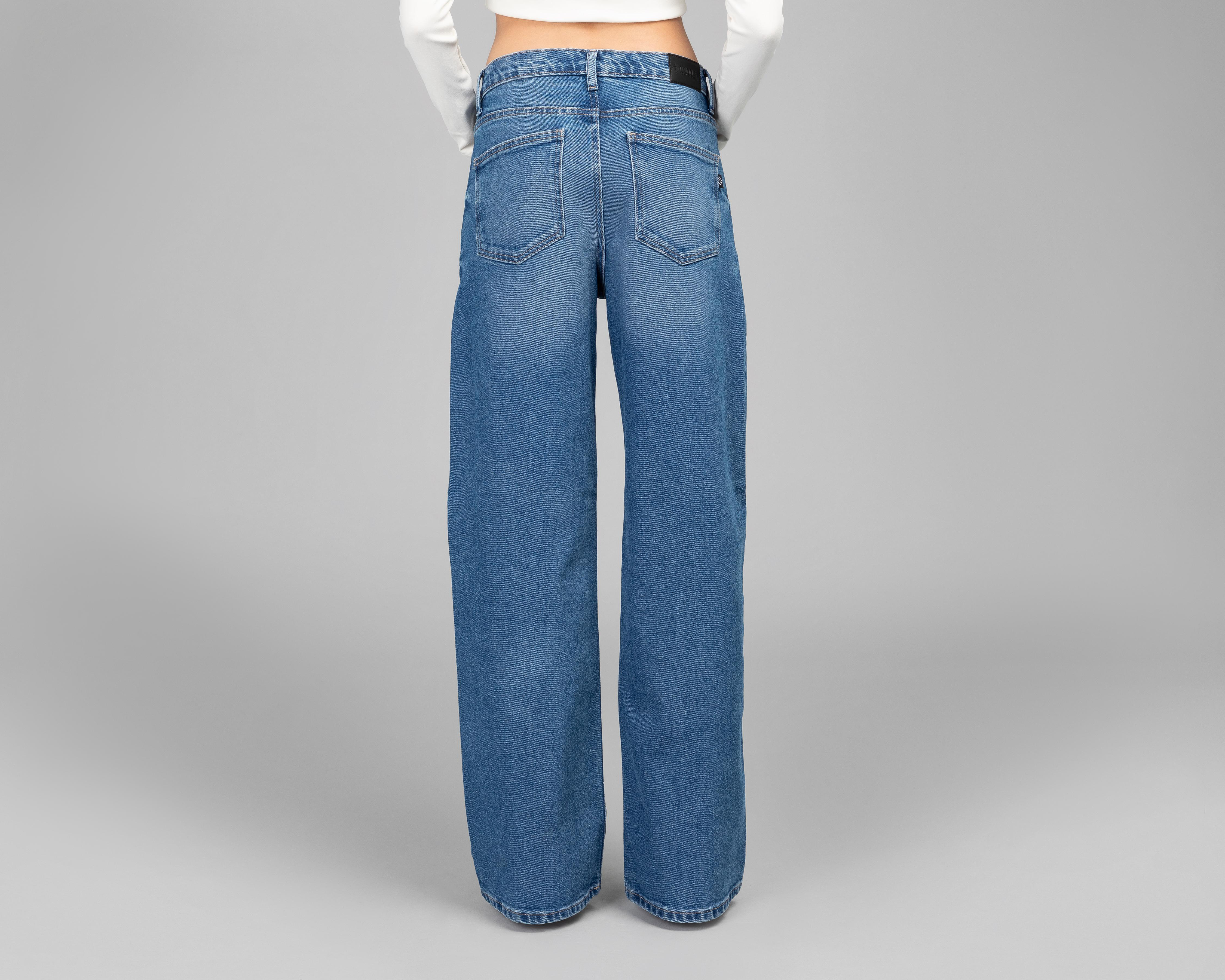 Foto 4 pulgar | Jeans Flare Strona para Mujer