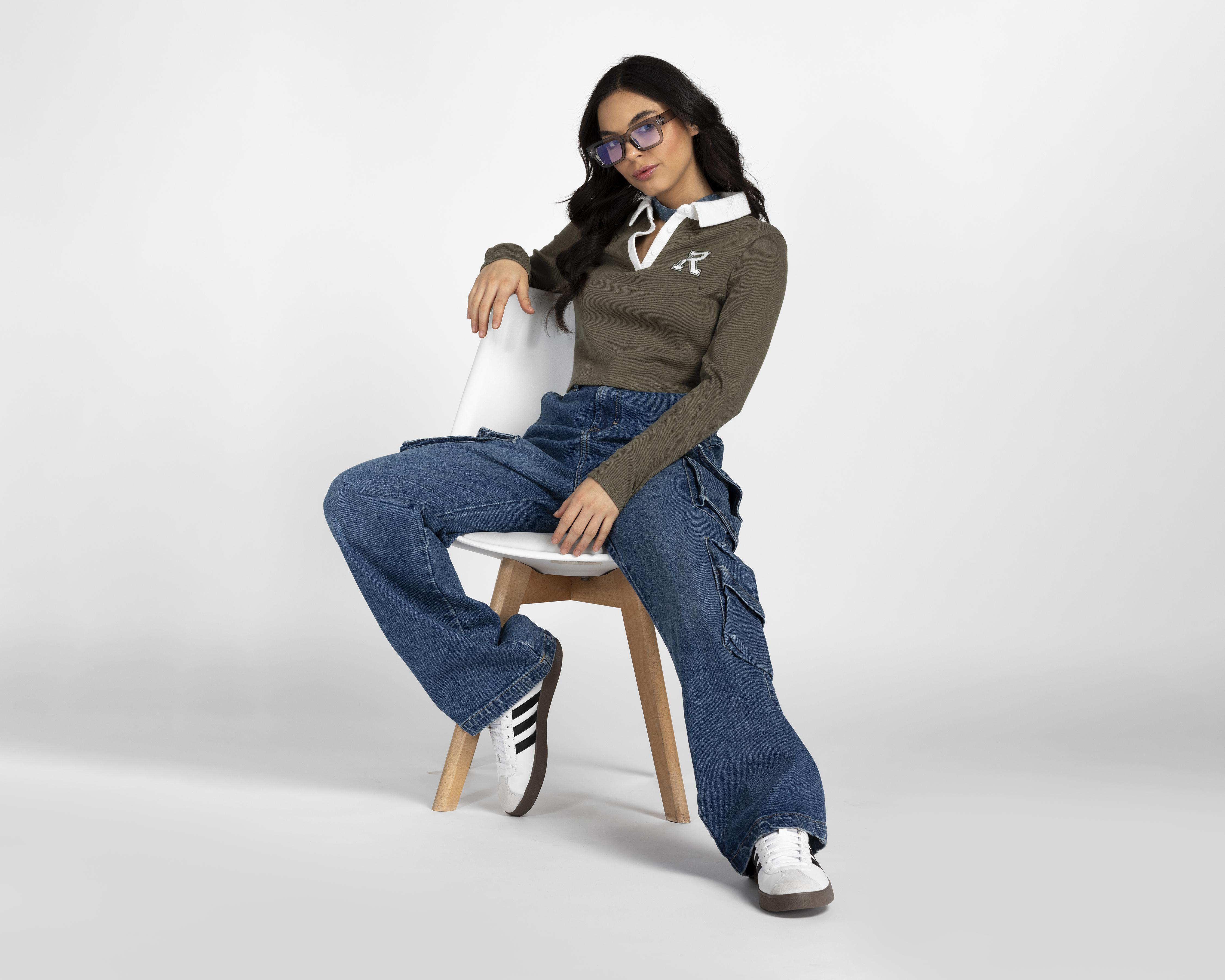 Foto 2 | Jeans Wide Leg Refill para Mujer