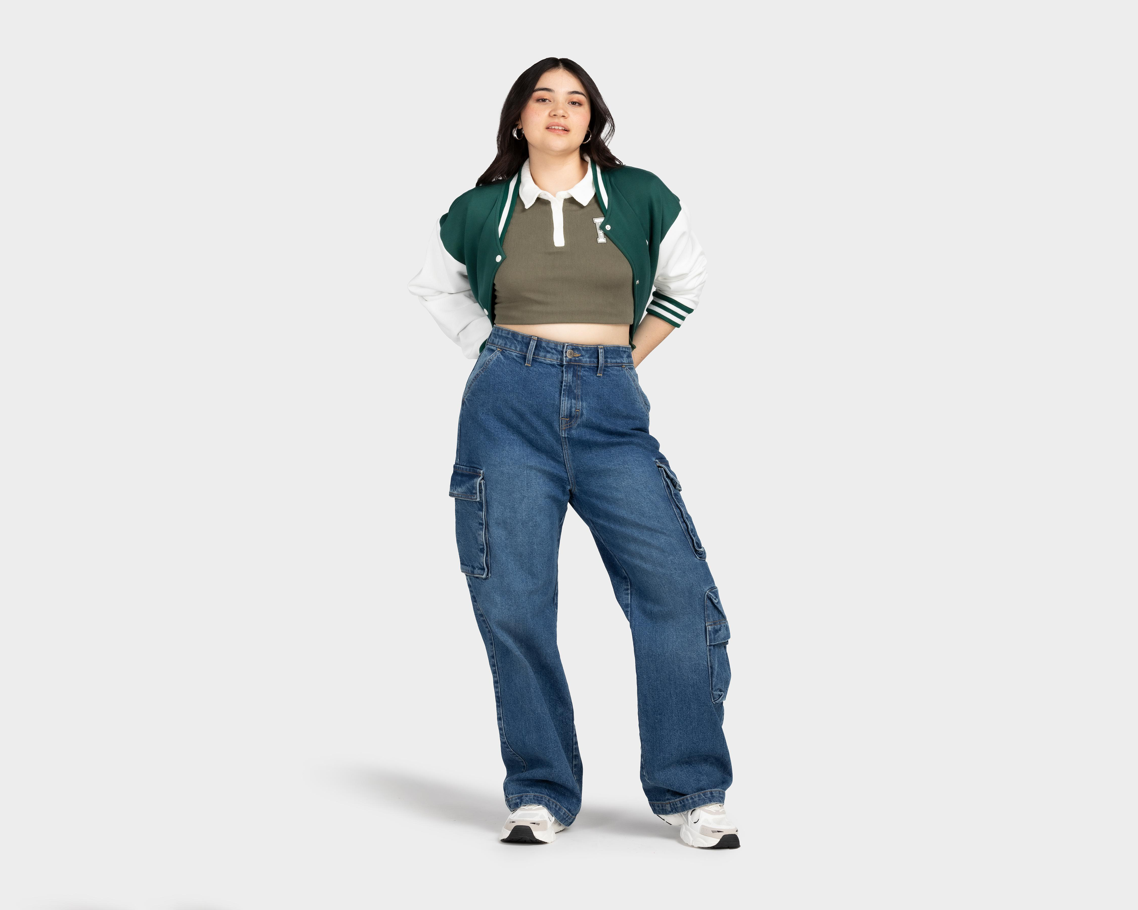 Foto 7 pulgar | Jeans Wide Leg Refill para Mujer
