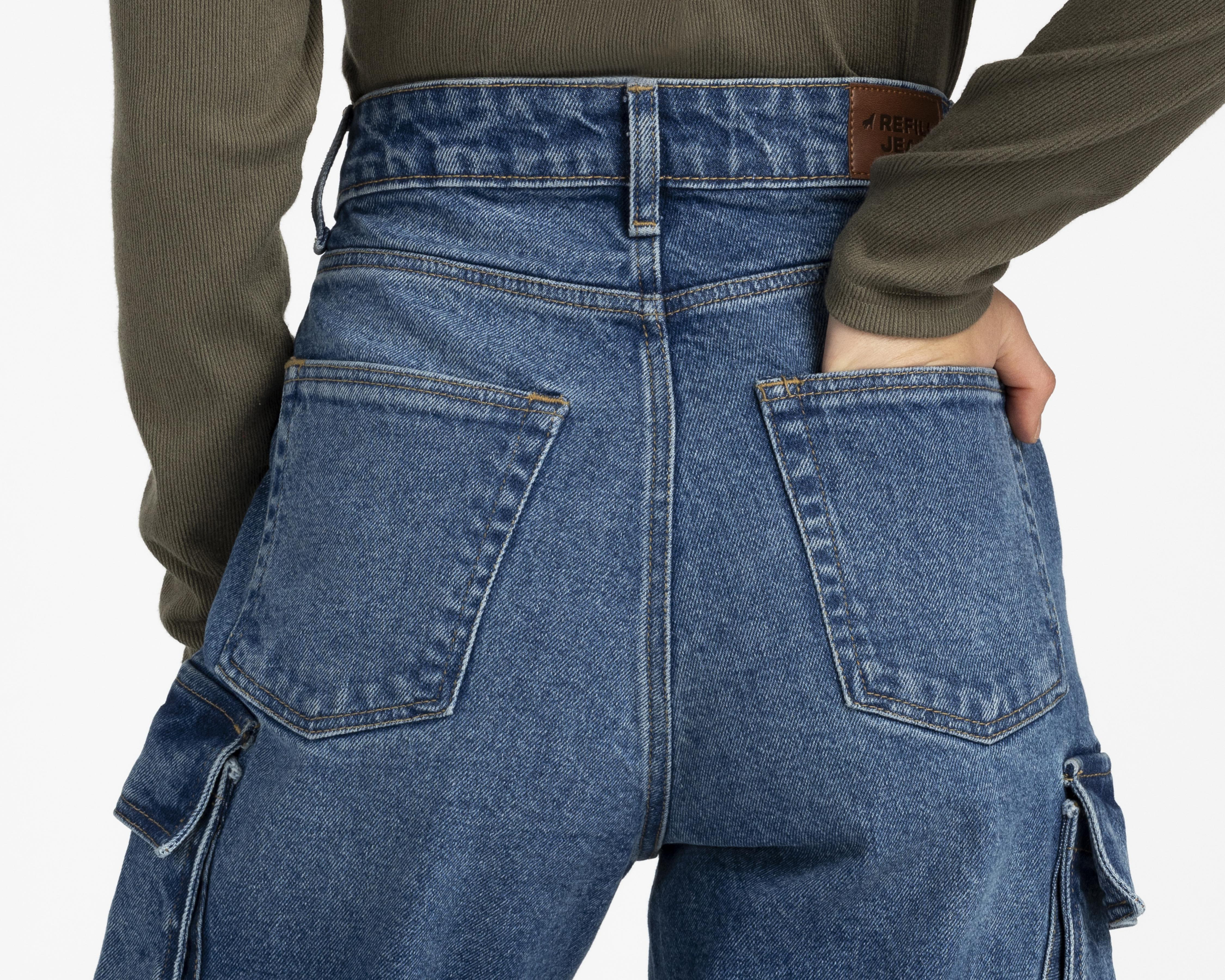 Foto 9 pulgar | Jeans Wide Leg Refill para Mujer