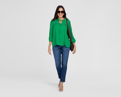 Foto 2 | Blusa Sahara Cuello Redondo para Mujer