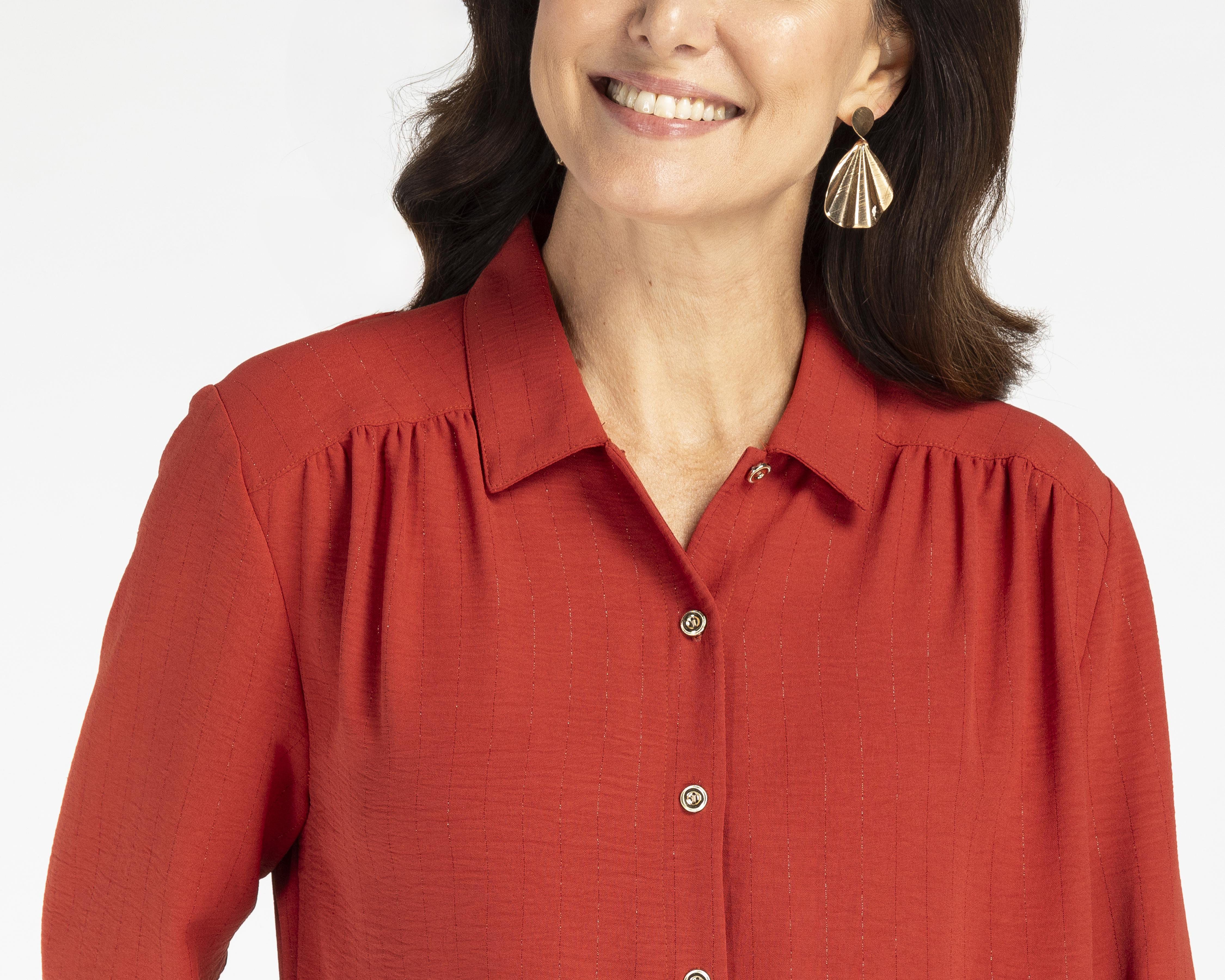 Foto 5 pulgar | Blusa Sahara Roja para Mujer